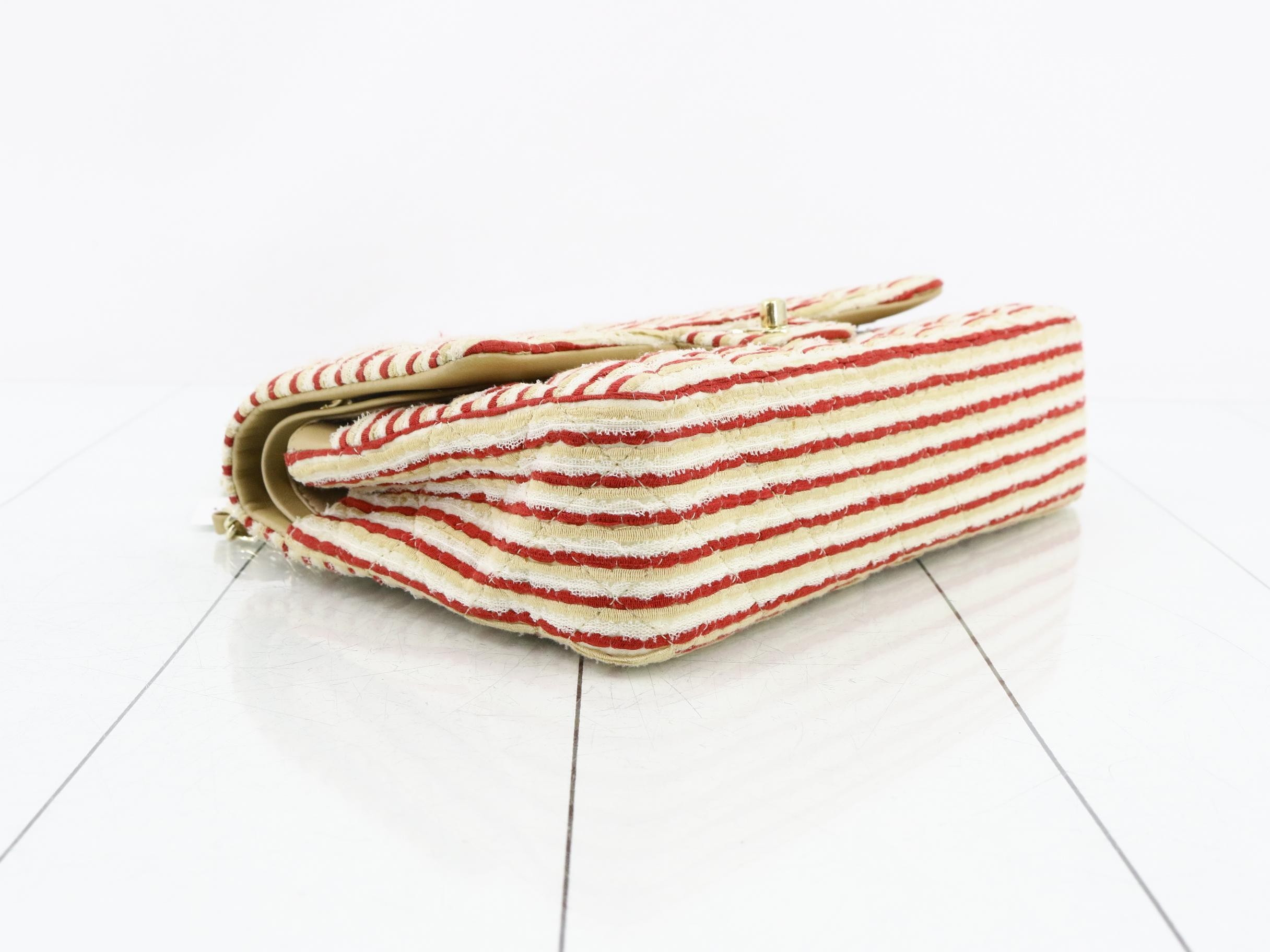 Coco Mark Pearl Classic Flap Shoulder Bag — view 5