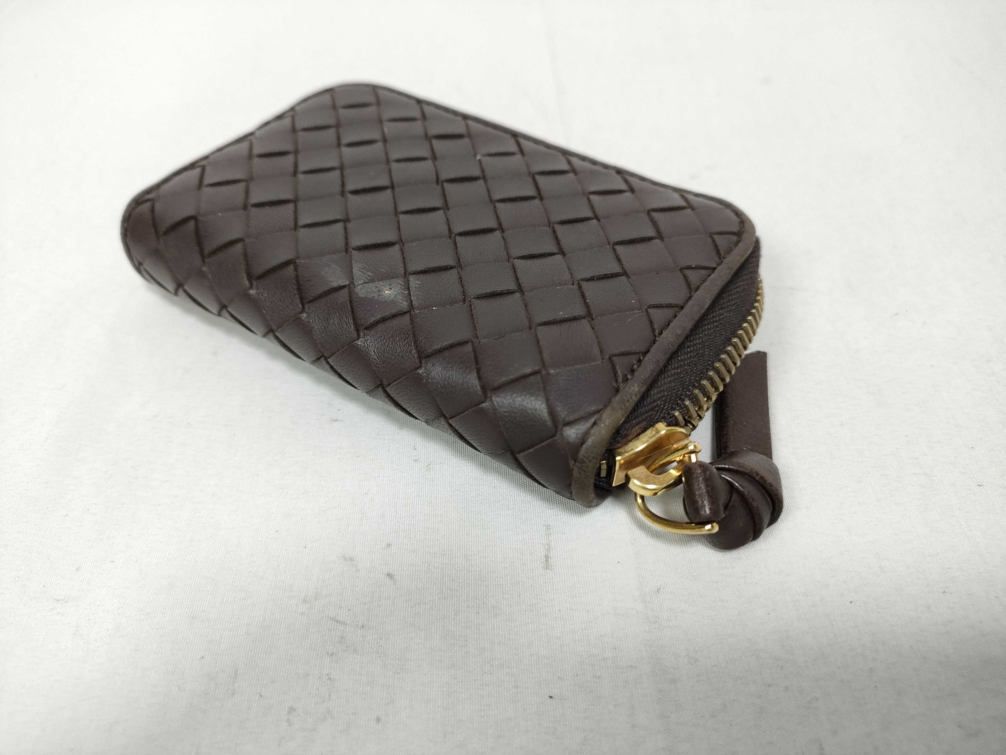Intrecciato Coin Case Wallet Coin Case — view 3