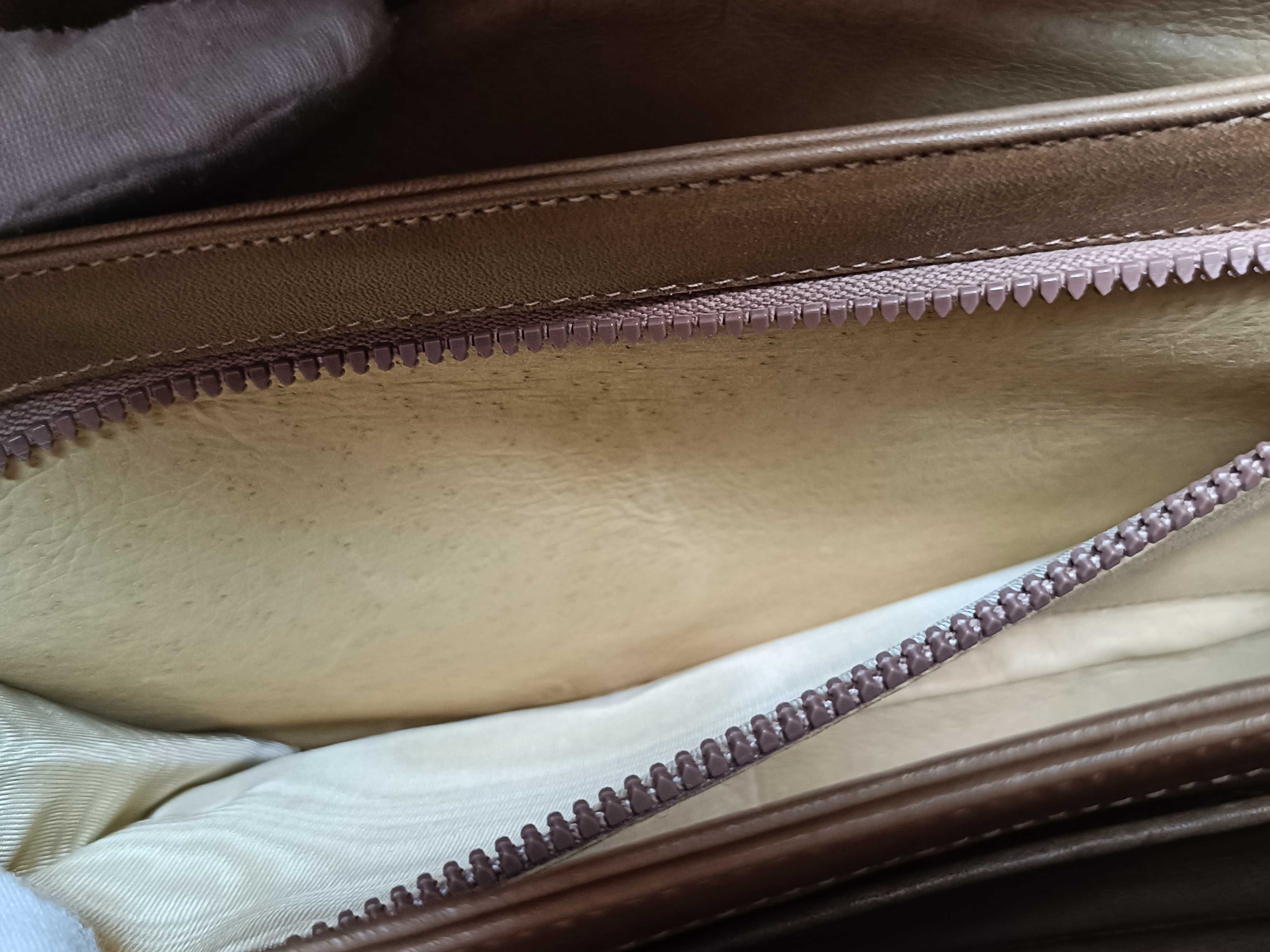 Micro GG Canvas Leather Brown Shoulder Bag — view 12