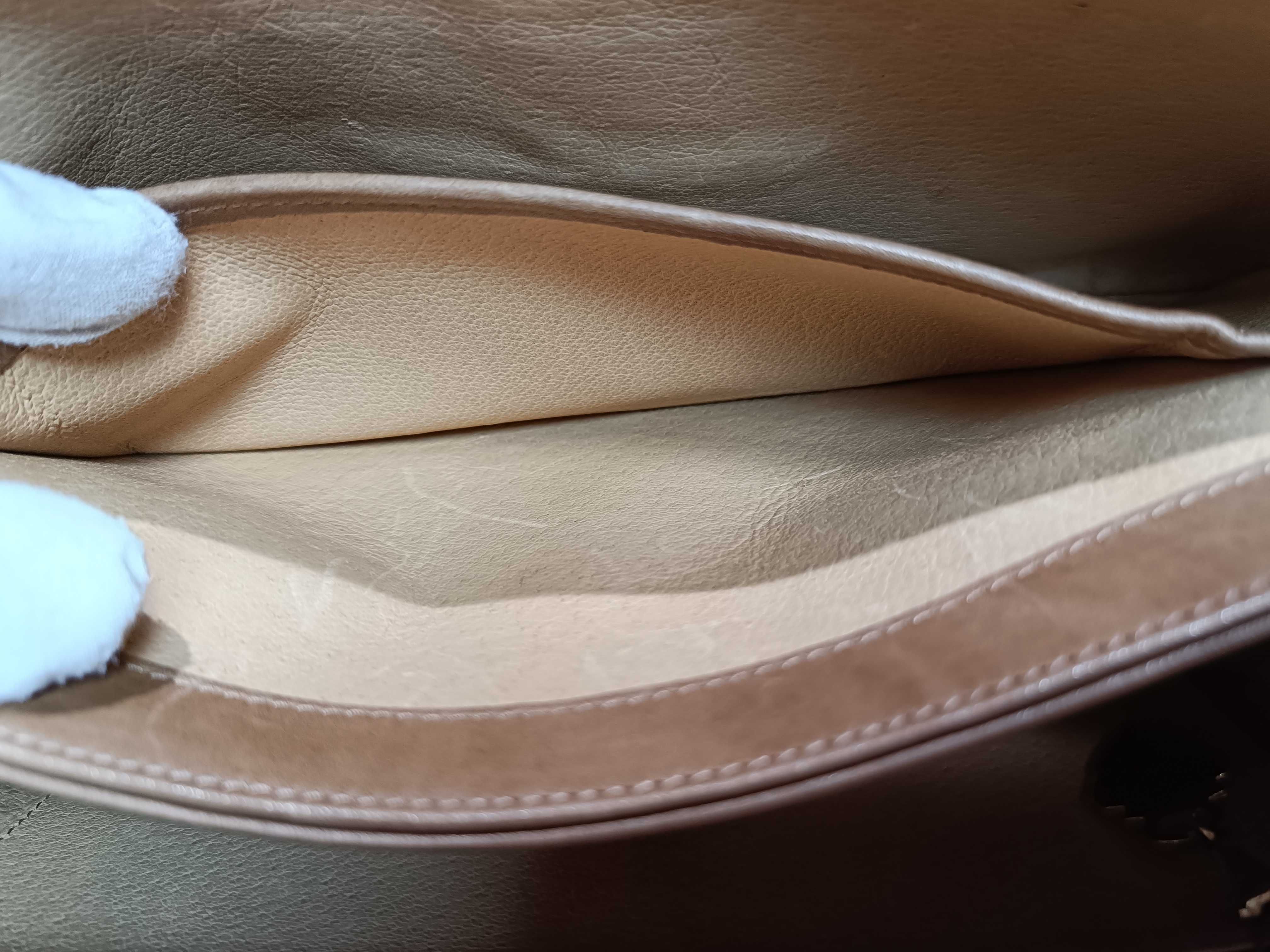 Micro GG Canvas Leather Brown Shoulder Bag — view 14