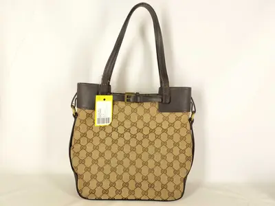 GG Canvas 107757 Hand Tote Bag