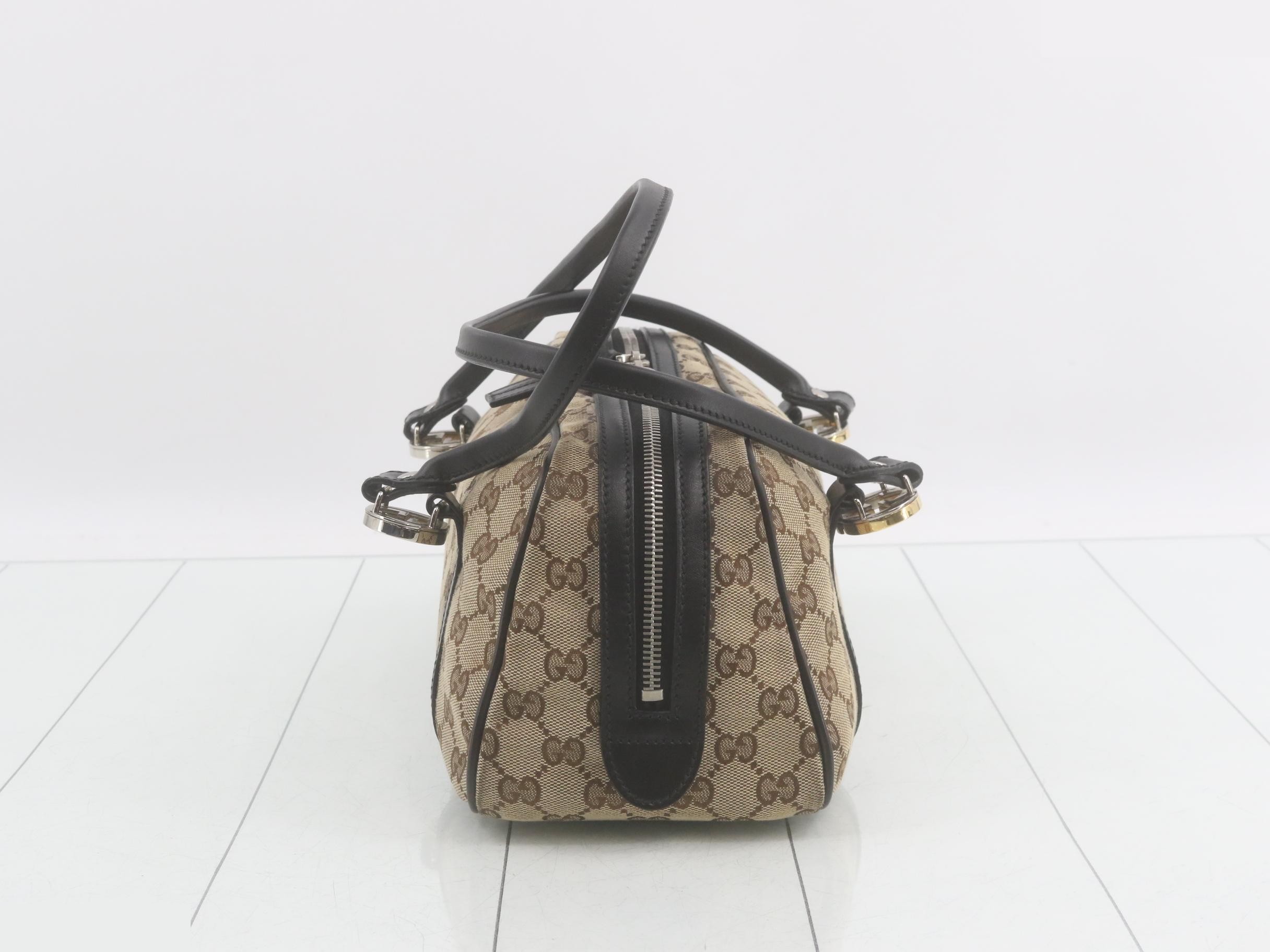 GG Canvas Interlocking Semi-Shoulder Bag — view 3