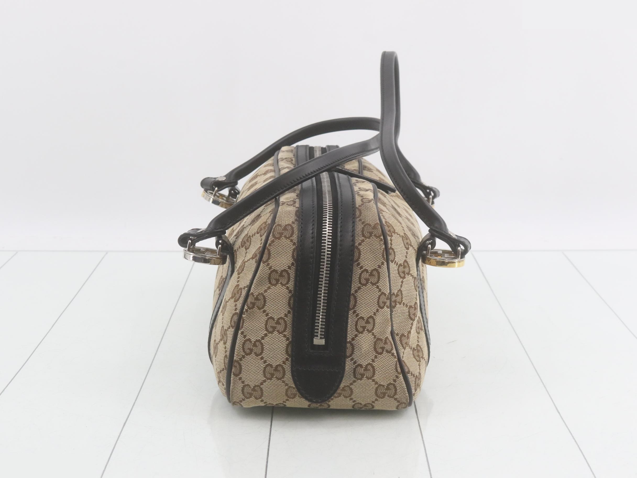 GG Canvas Interlocking Semi-Shoulder Bag — view 4
