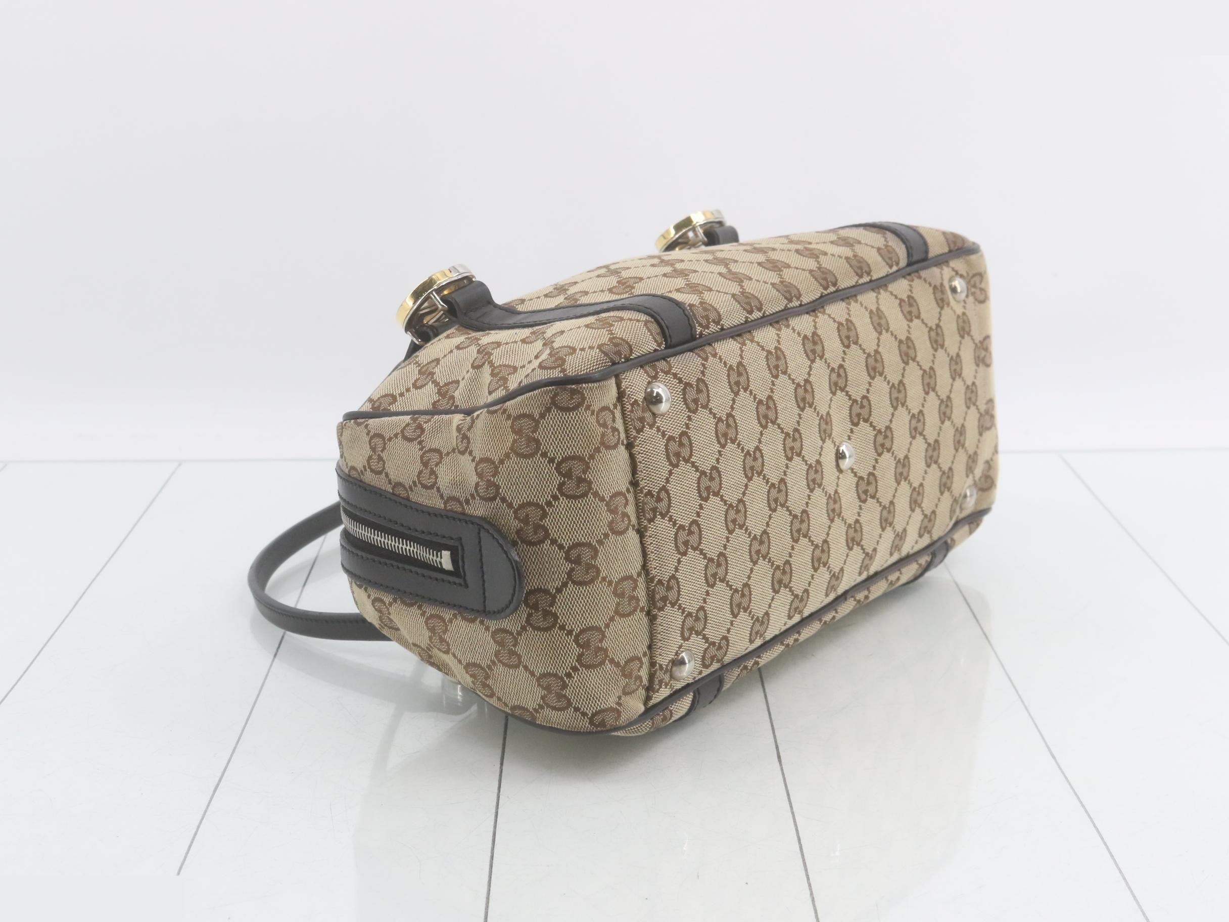 GG Canvas Interlocking Semi-Shoulder Bag — view 5