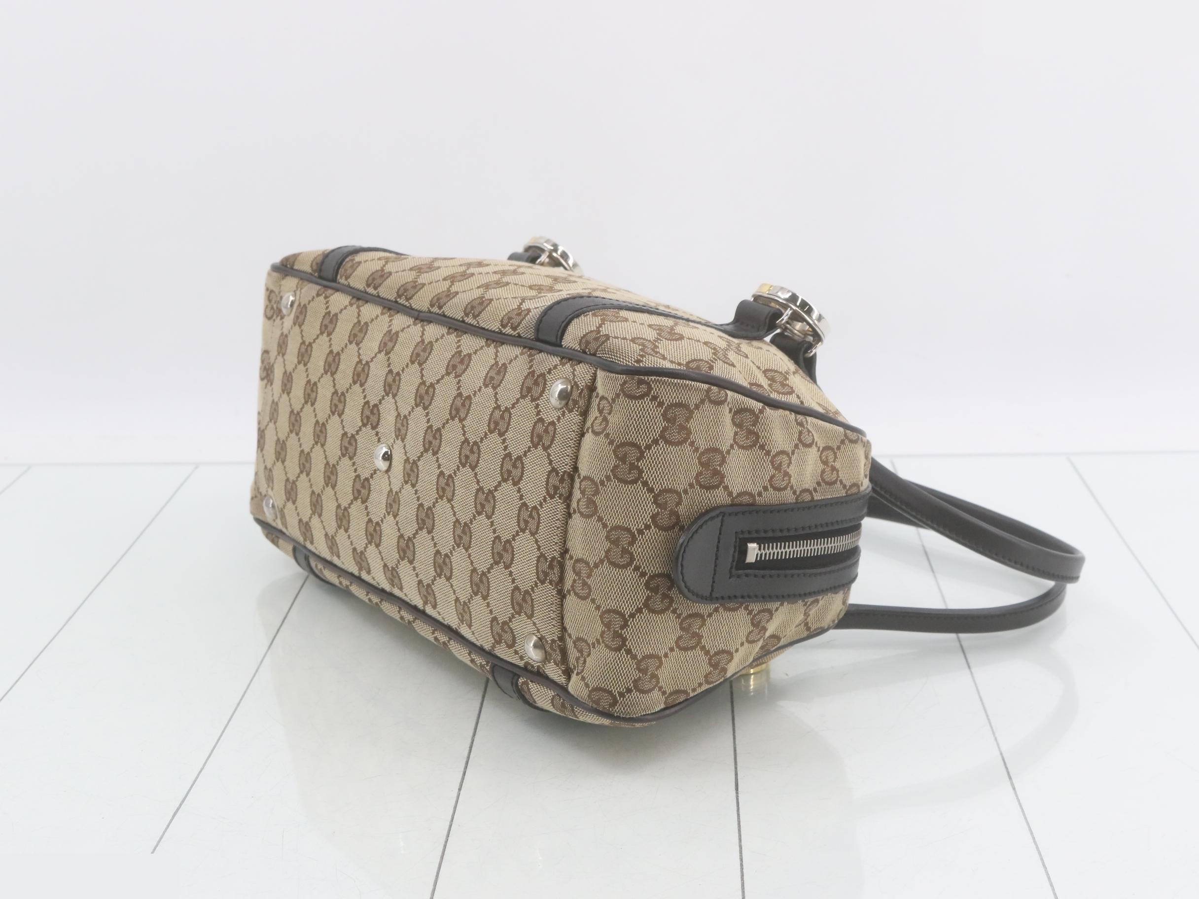 GG Canvas Interlocking Semi-Shoulder Bag — view 6