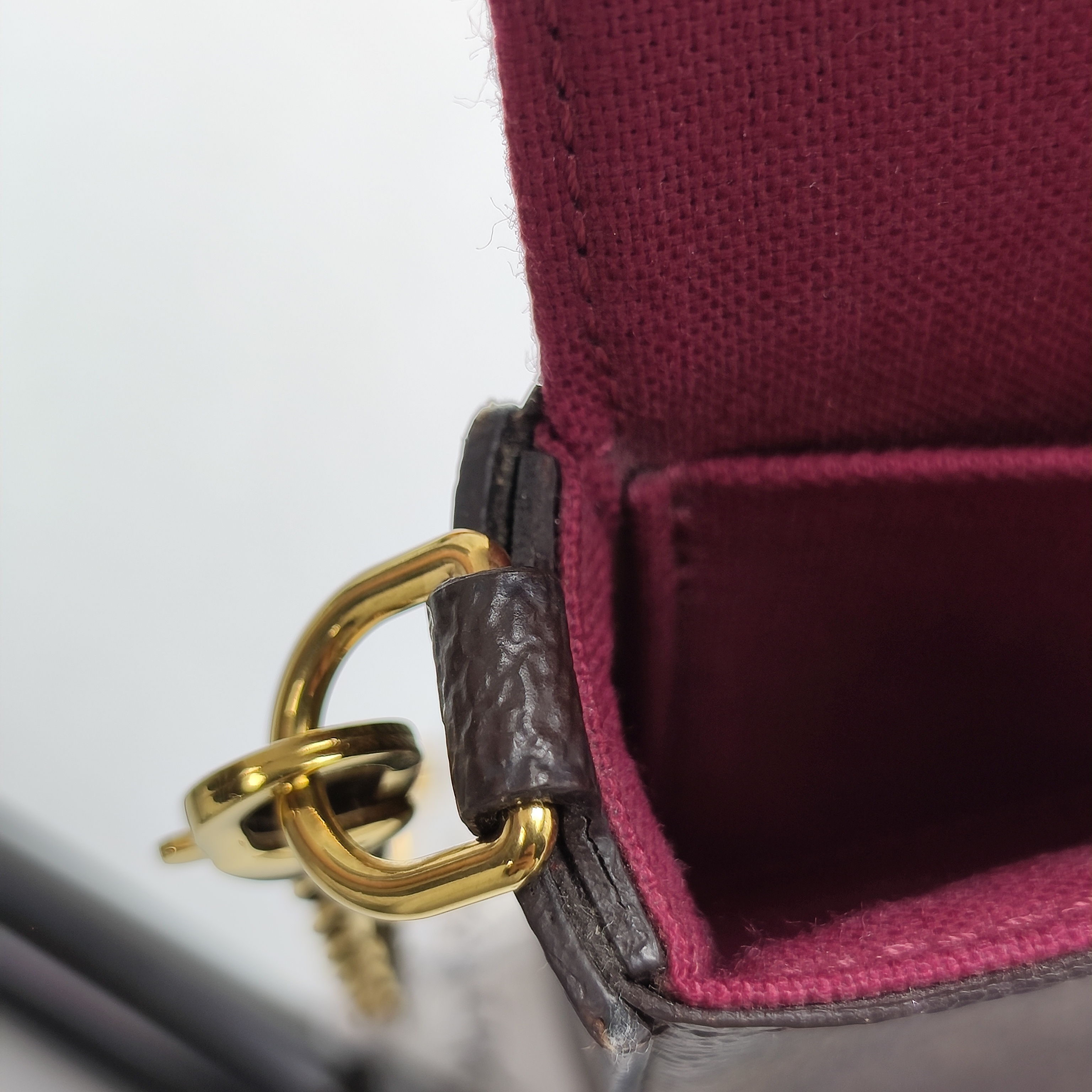 【*Shipped from: China*】LOUIS VUITTON Pochette Felicie PU Shoulder Bag — view 12