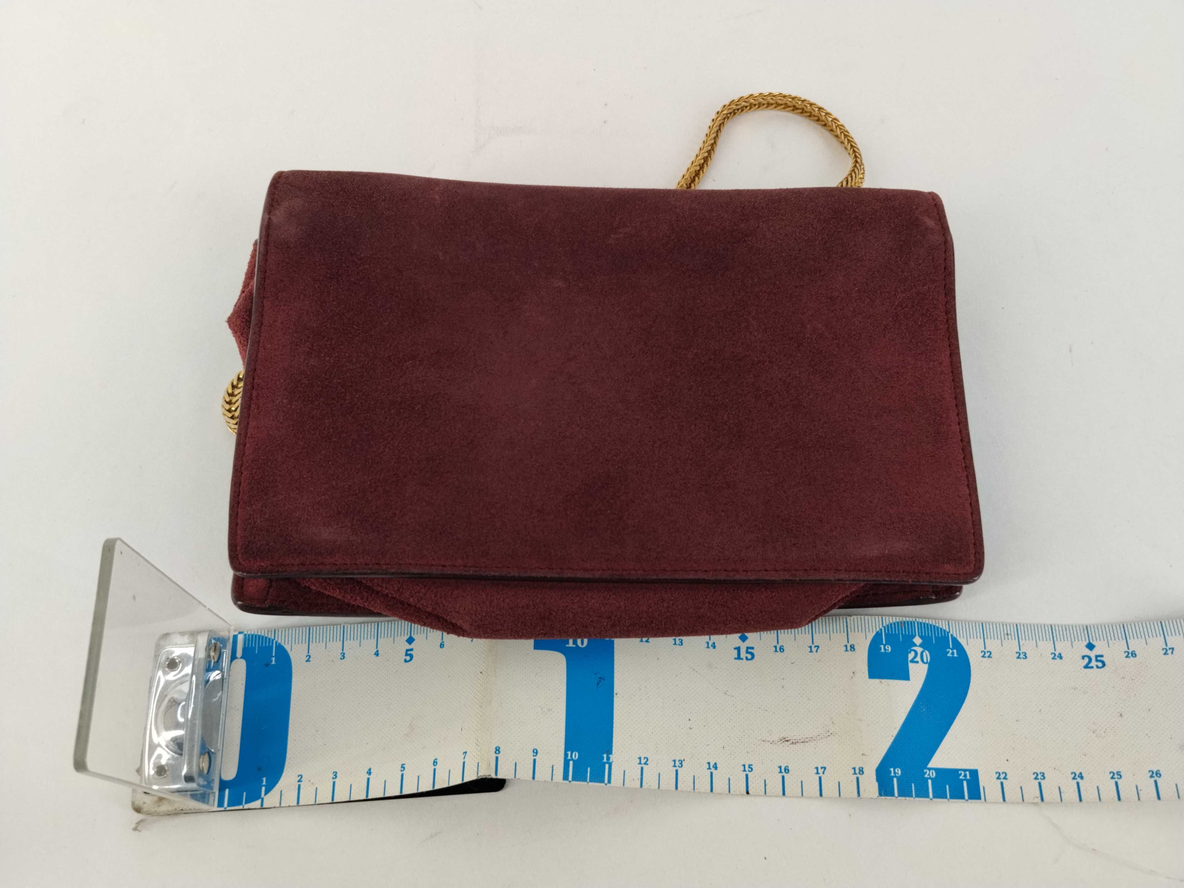 Betty Suede Leather Chain Shoulder Bag — view 2