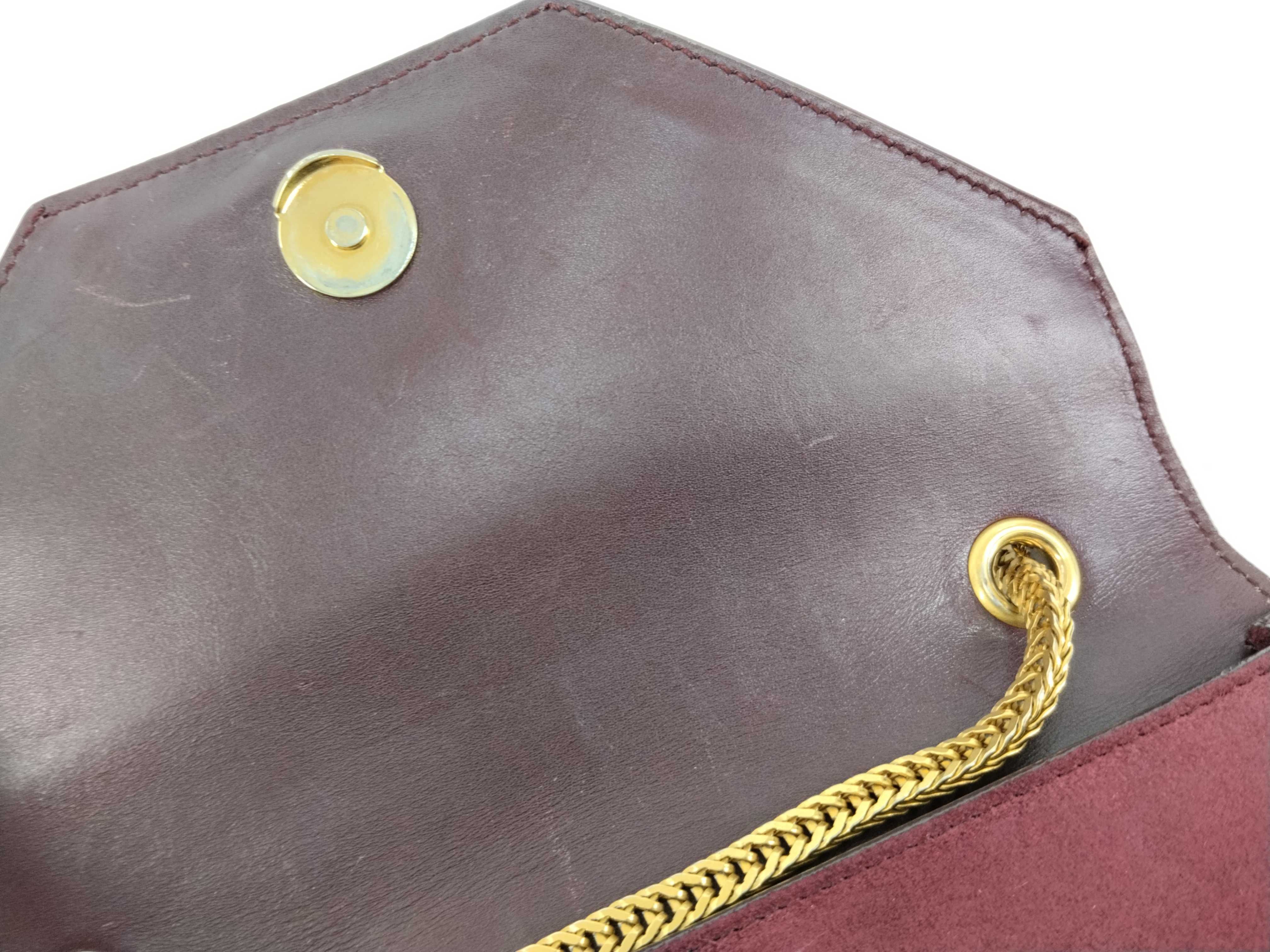 Betty Suede Leather Chain Shoulder Bag — view 6