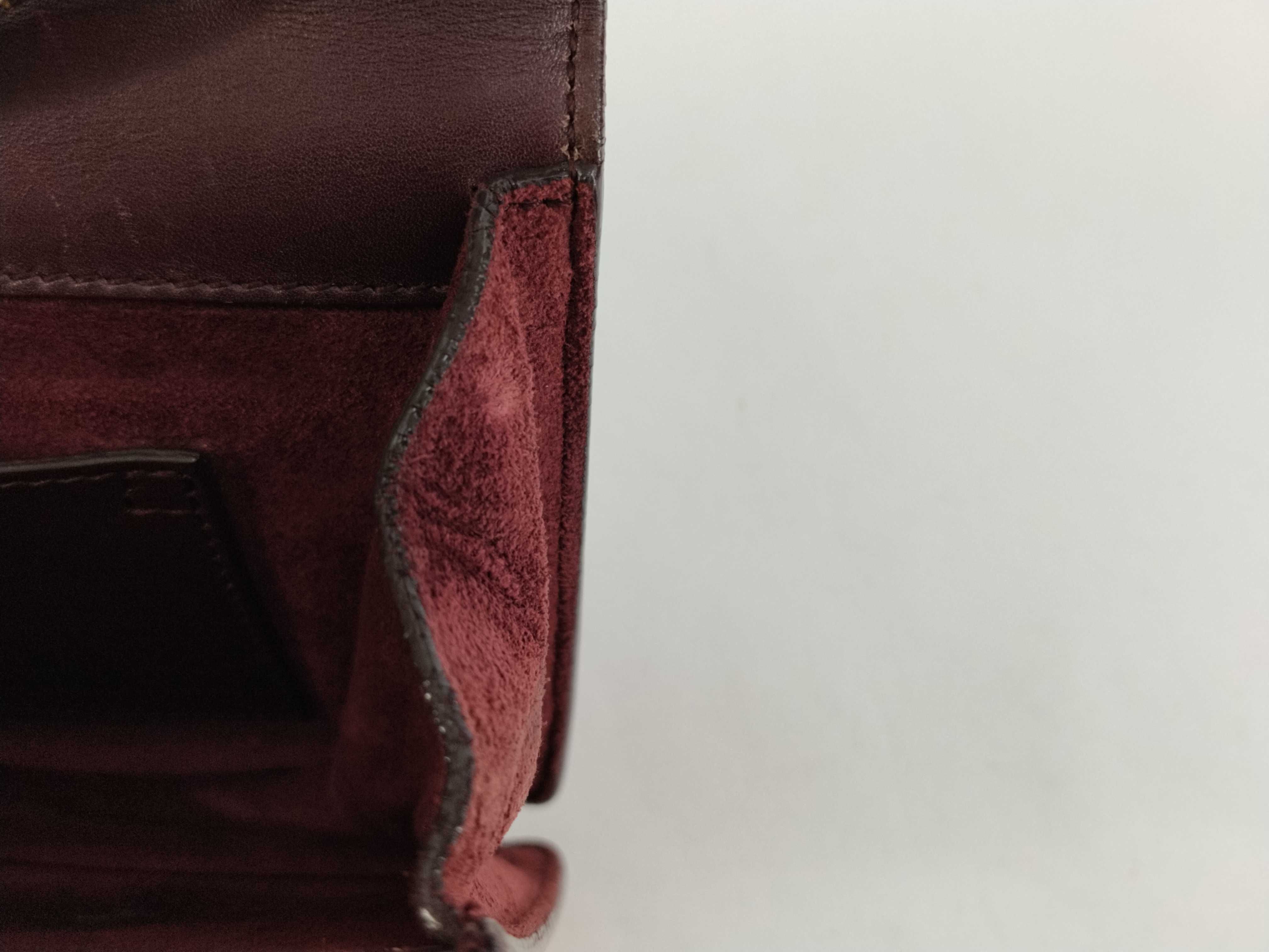 Betty Suede Leather Chain Shoulder Bag — view 8