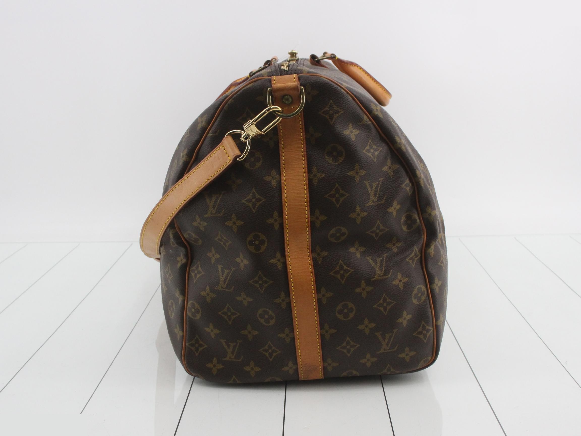 Keepall Bandoulière 60 with shoulder strap — view 3