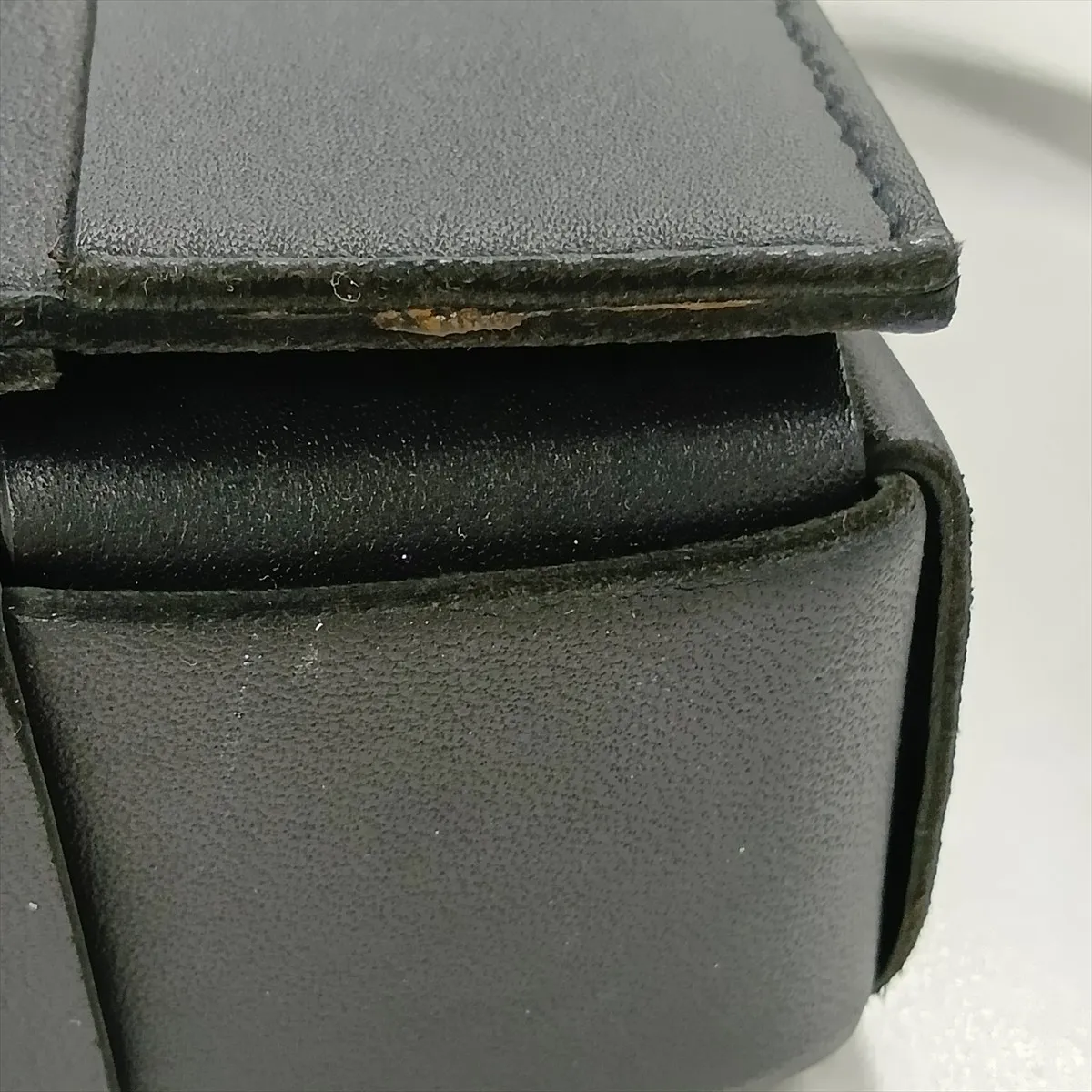 Maxi Intrecciato Cassette Leather Shoulder Bag, Black — view 10