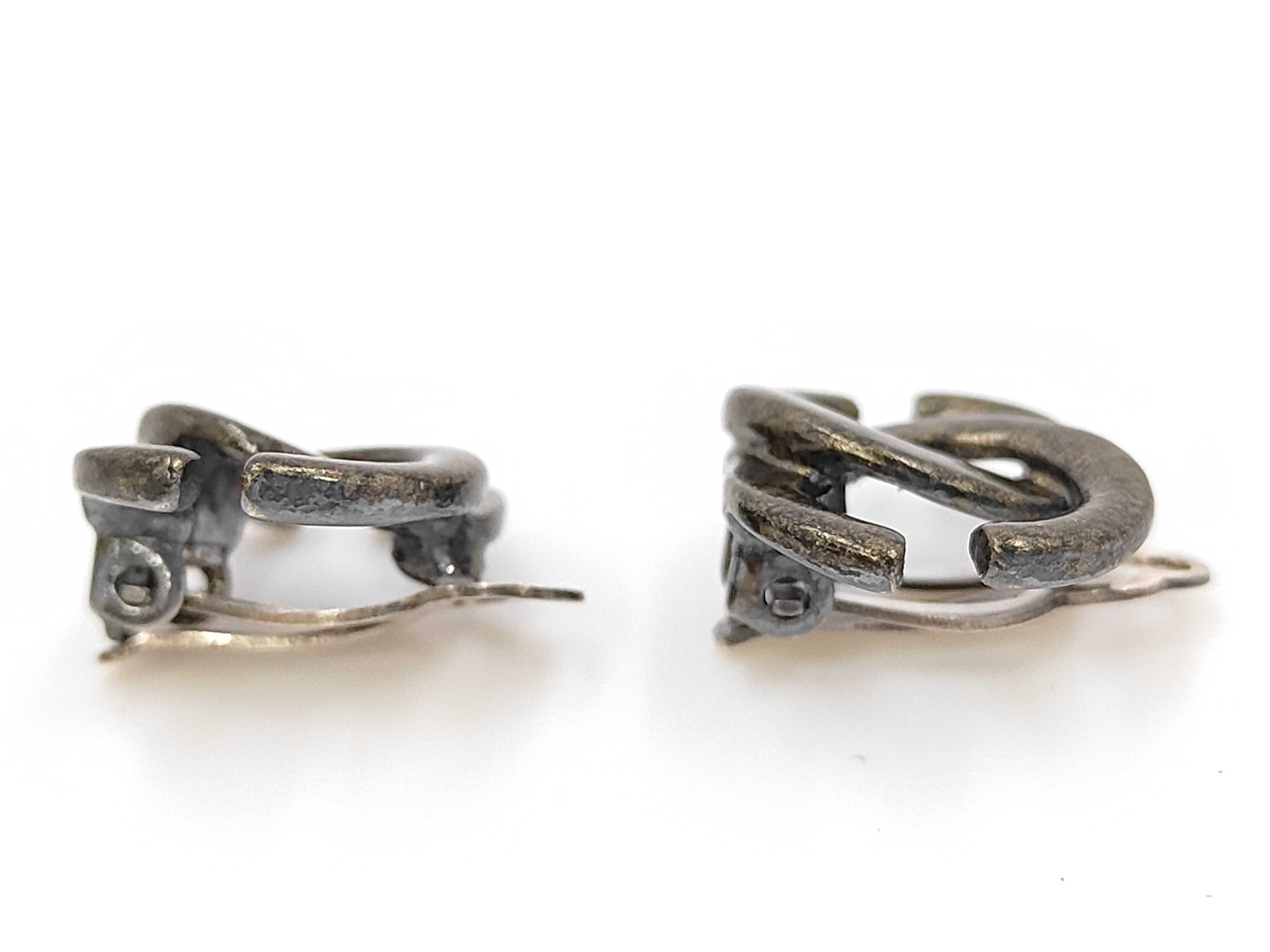 Coco Mark Earrings, Black Earrings — view 2