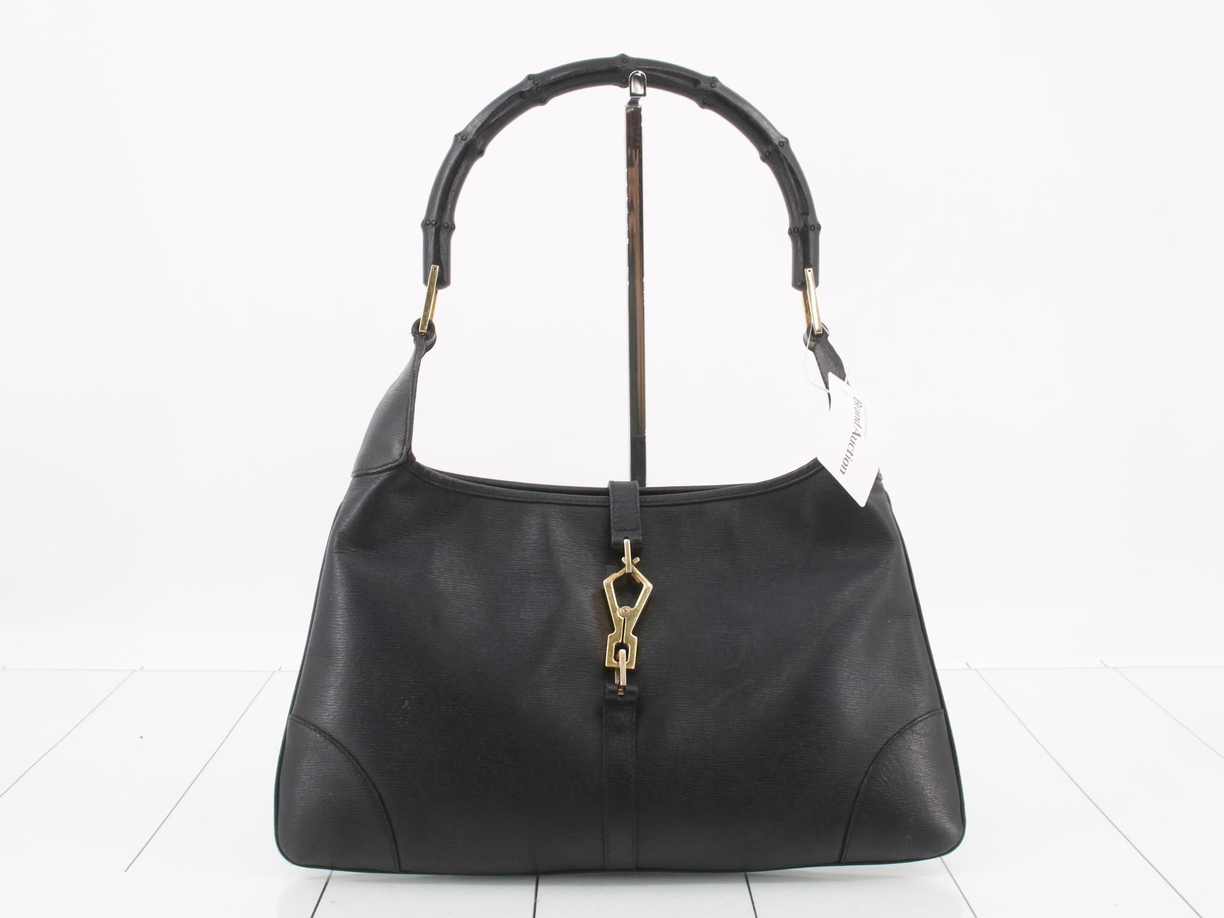 Tom Ford Jackie Bamboo Shoulder Bag, Leather