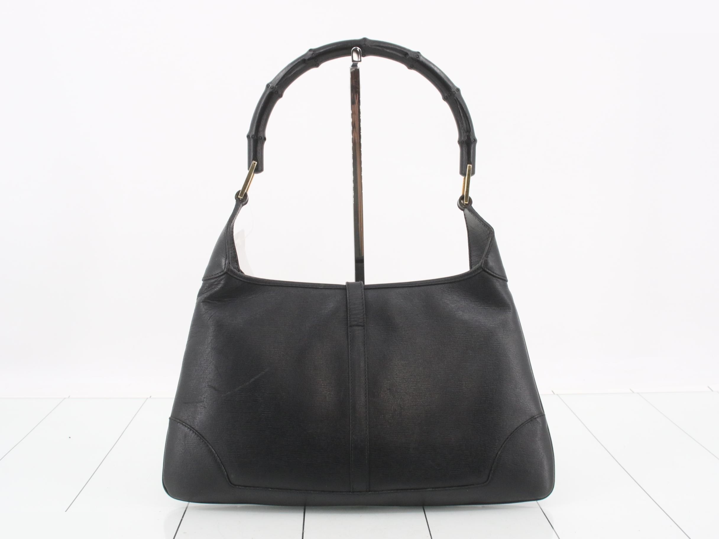 Tom Ford Jackie Bamboo Shoulder Bag, Leather — view 2