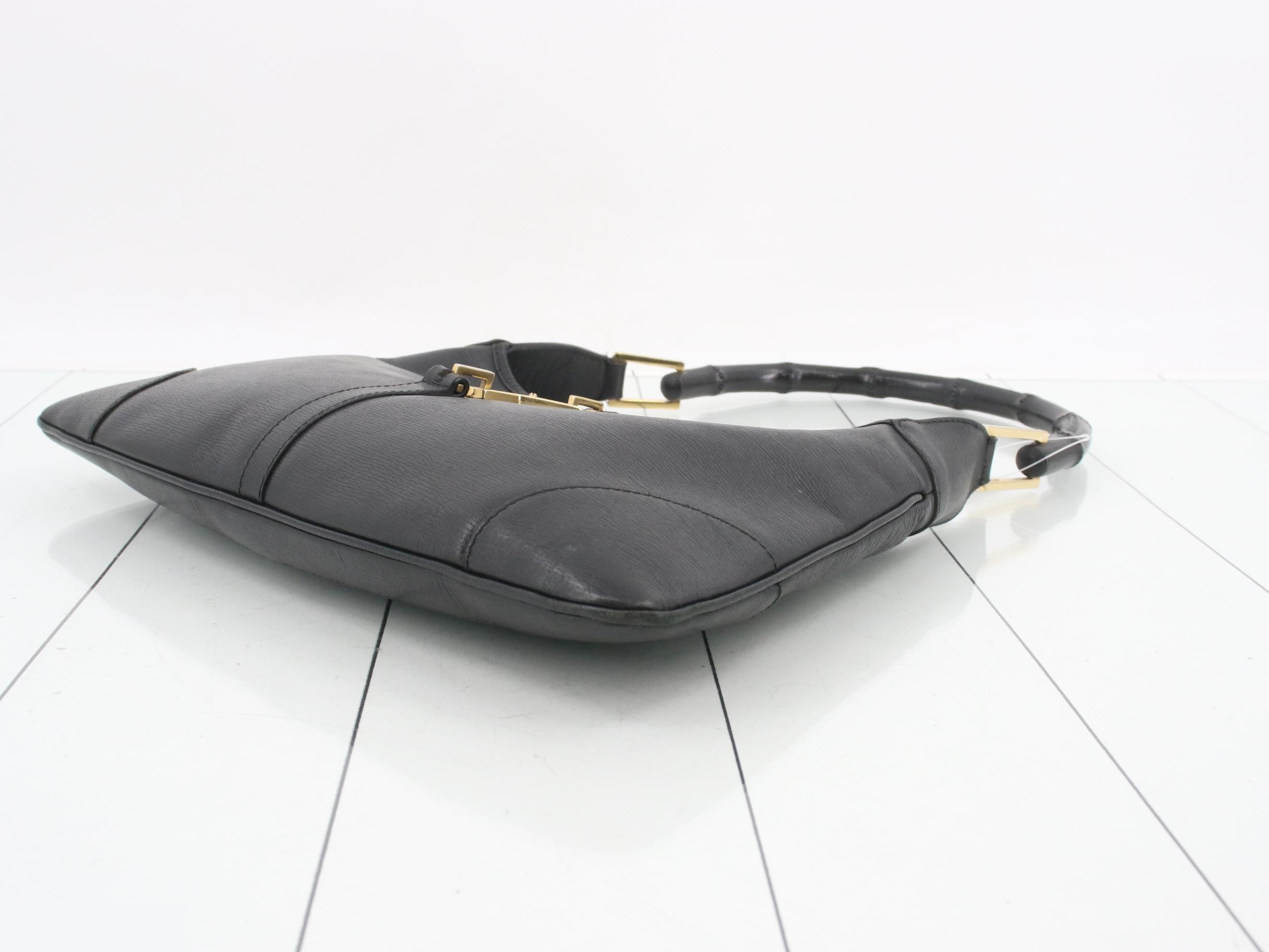 Tom Ford Jackie Bamboo Shoulder Bag, Leather — view 6