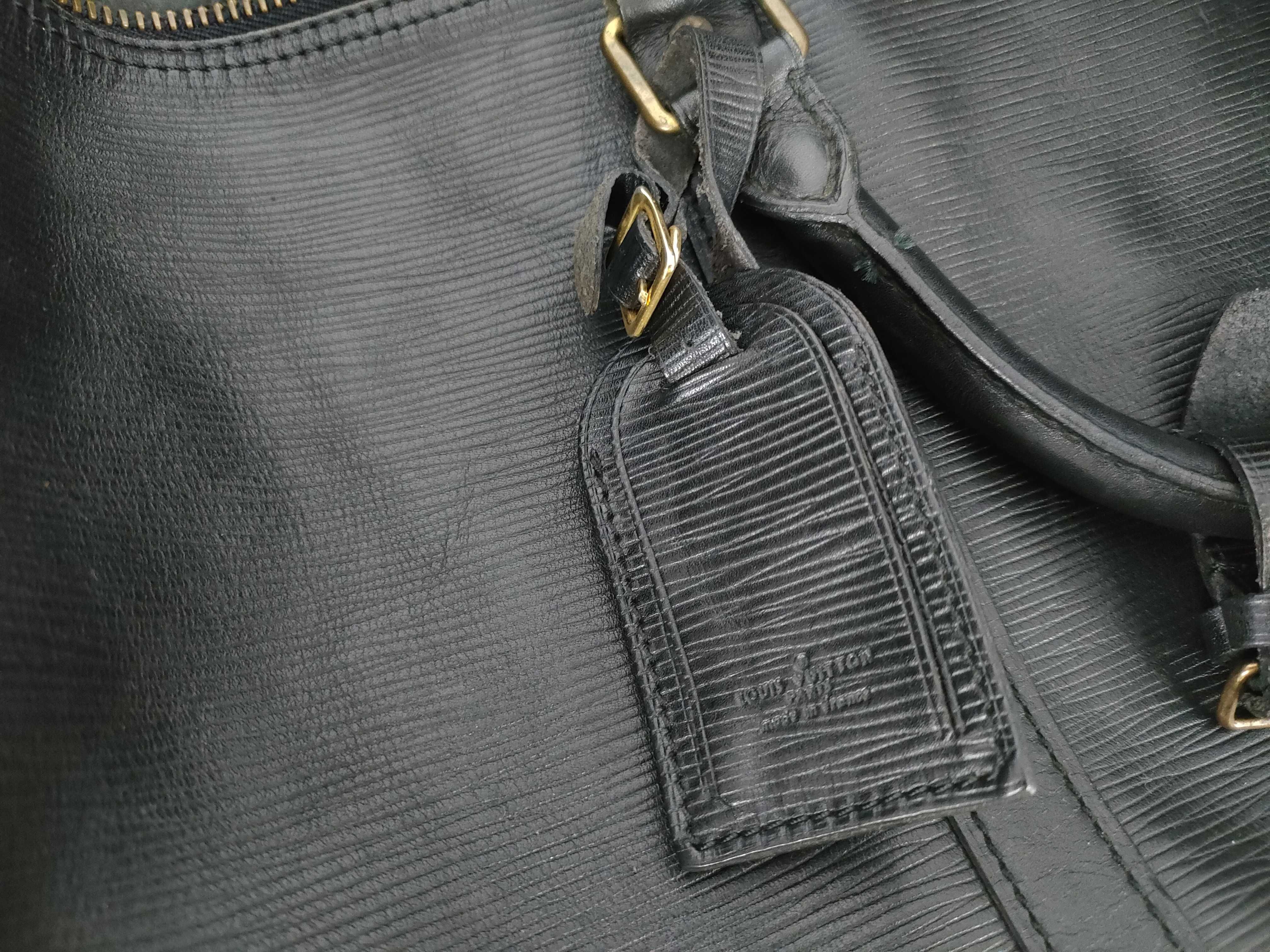 Epi Keepall 60 M42942 Noir Black Boston Bag — view 14
