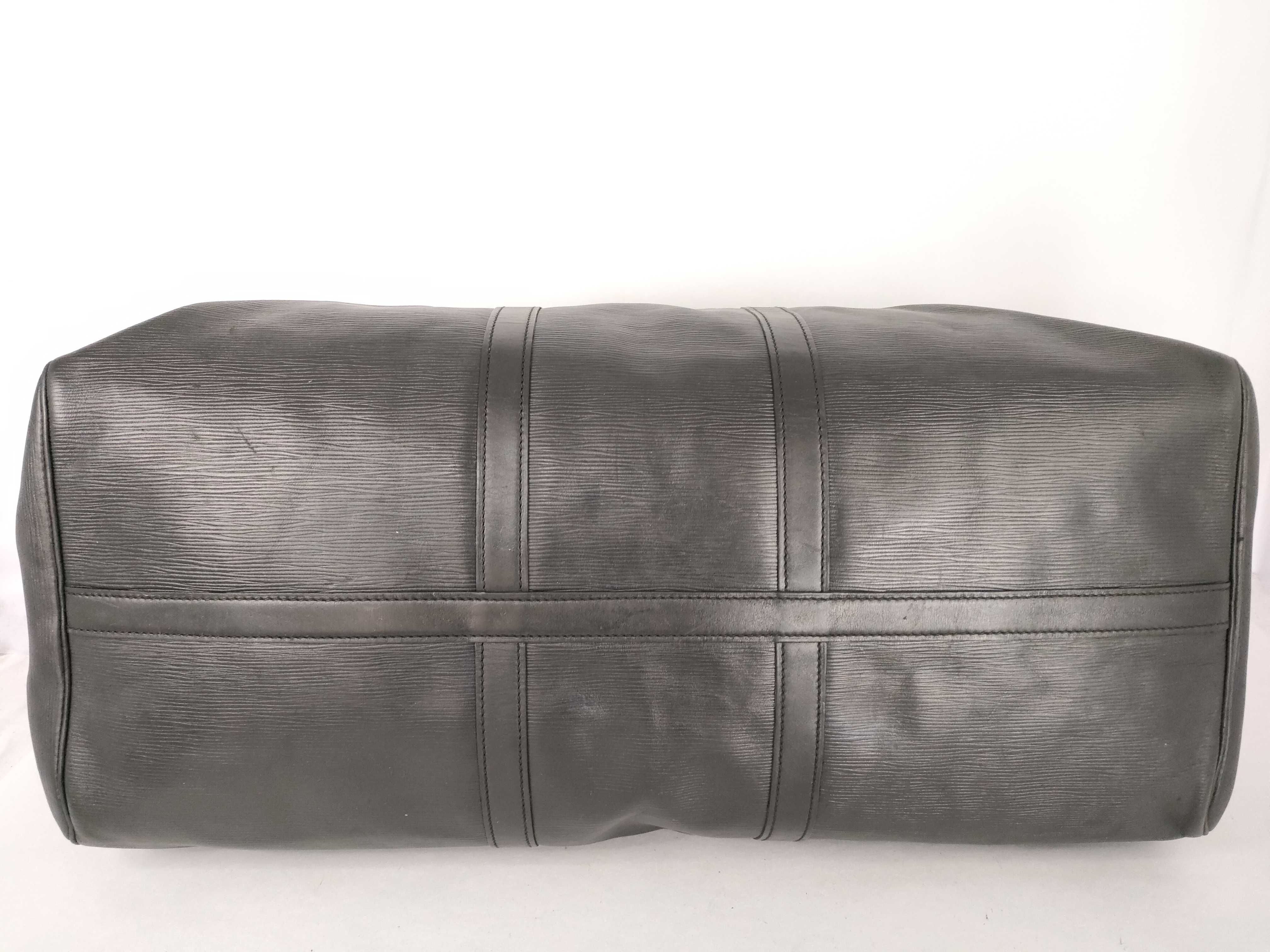 Epi Keepall 60 M42942 Noir Black Boston Bag — view 7