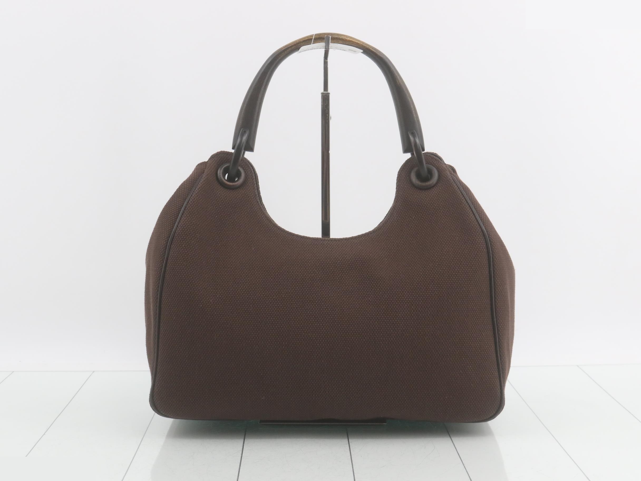 Tom Ford era wood-handled handbag — view 2