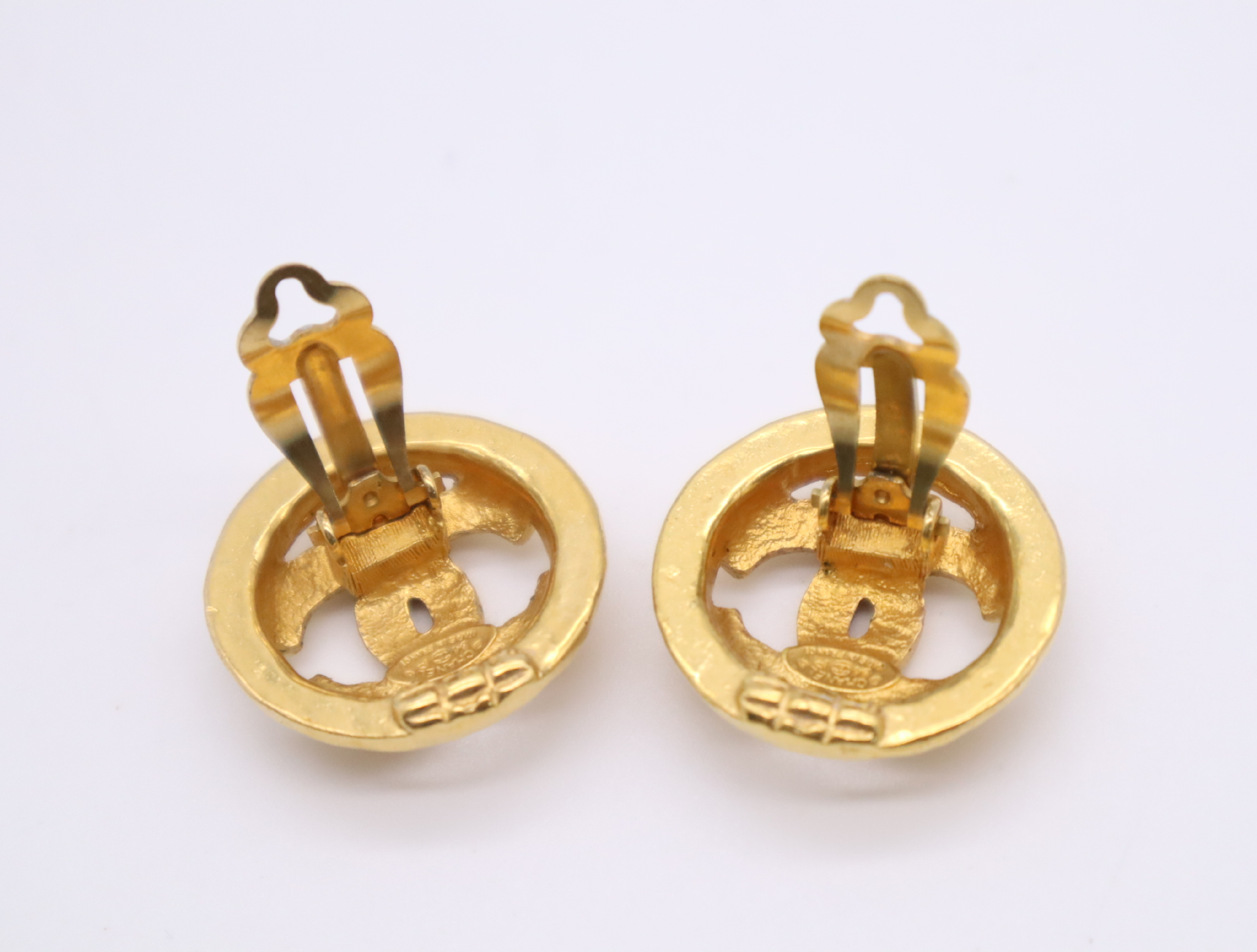 GP Vintage Coco Mark Earrings Gold Earrings — view 4