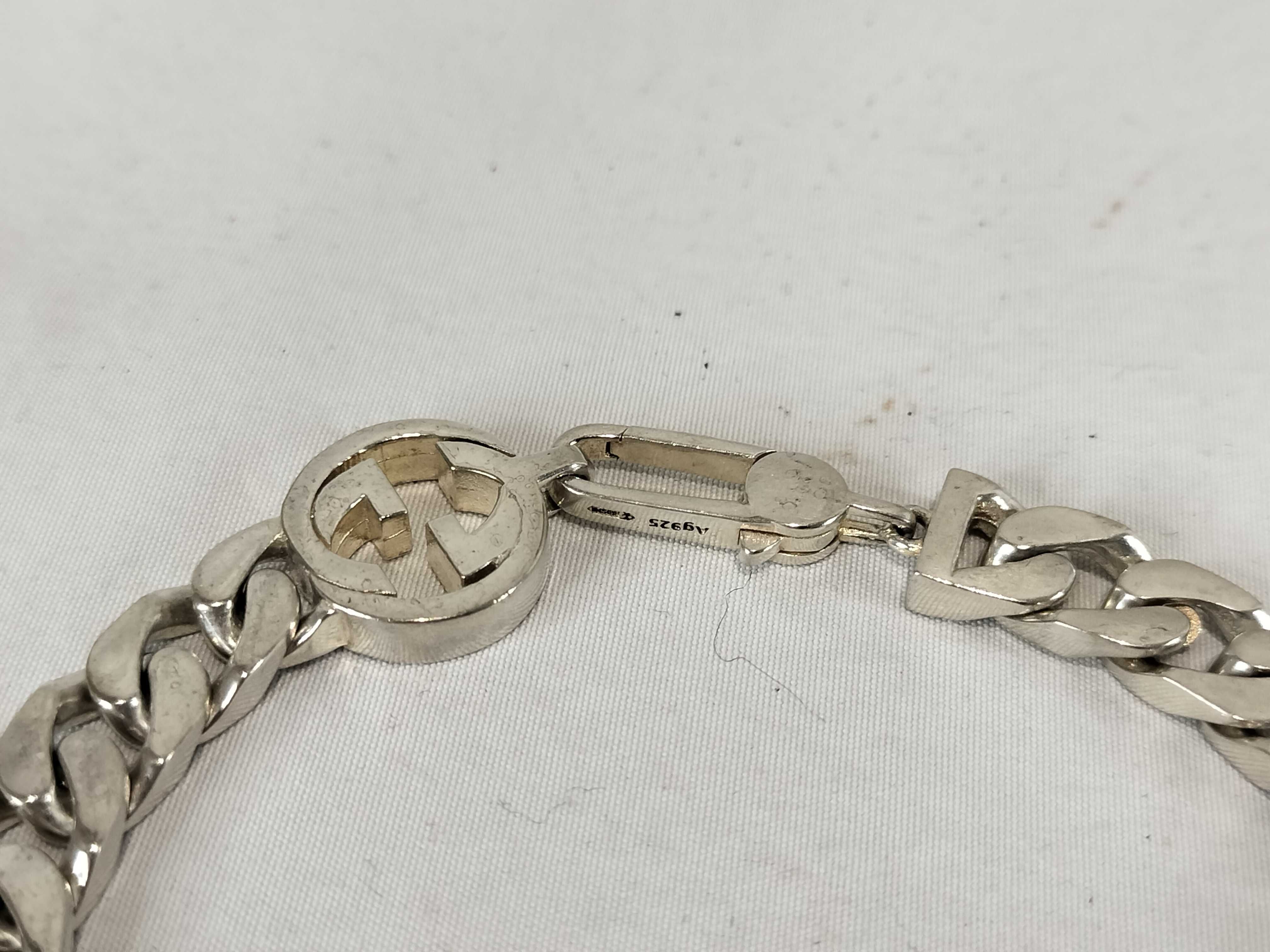Interlocking Silver 925 Bracelet/Bangle — view 2