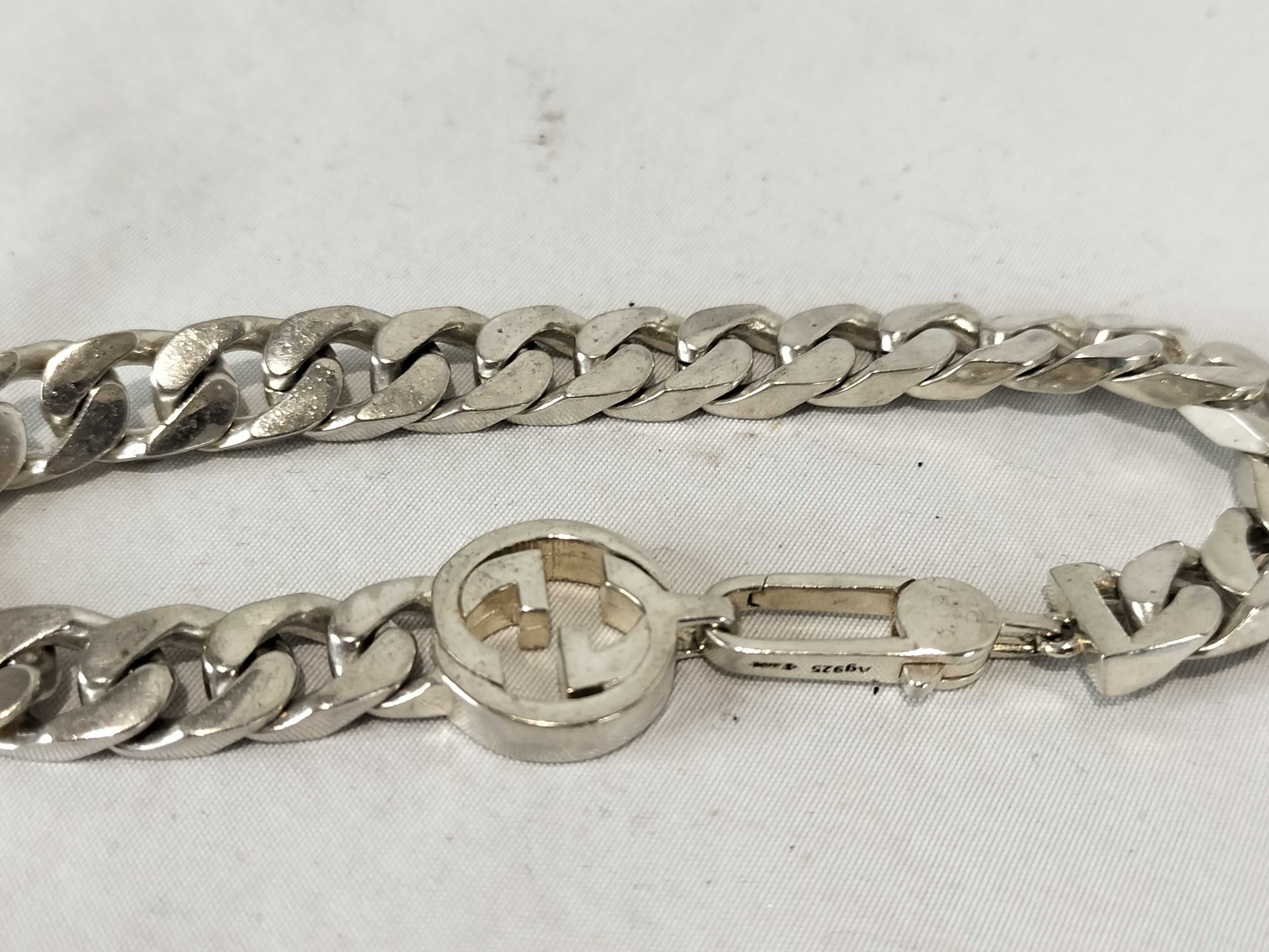 Interlocking Silver 925 Bracelet/Bangle — view 8