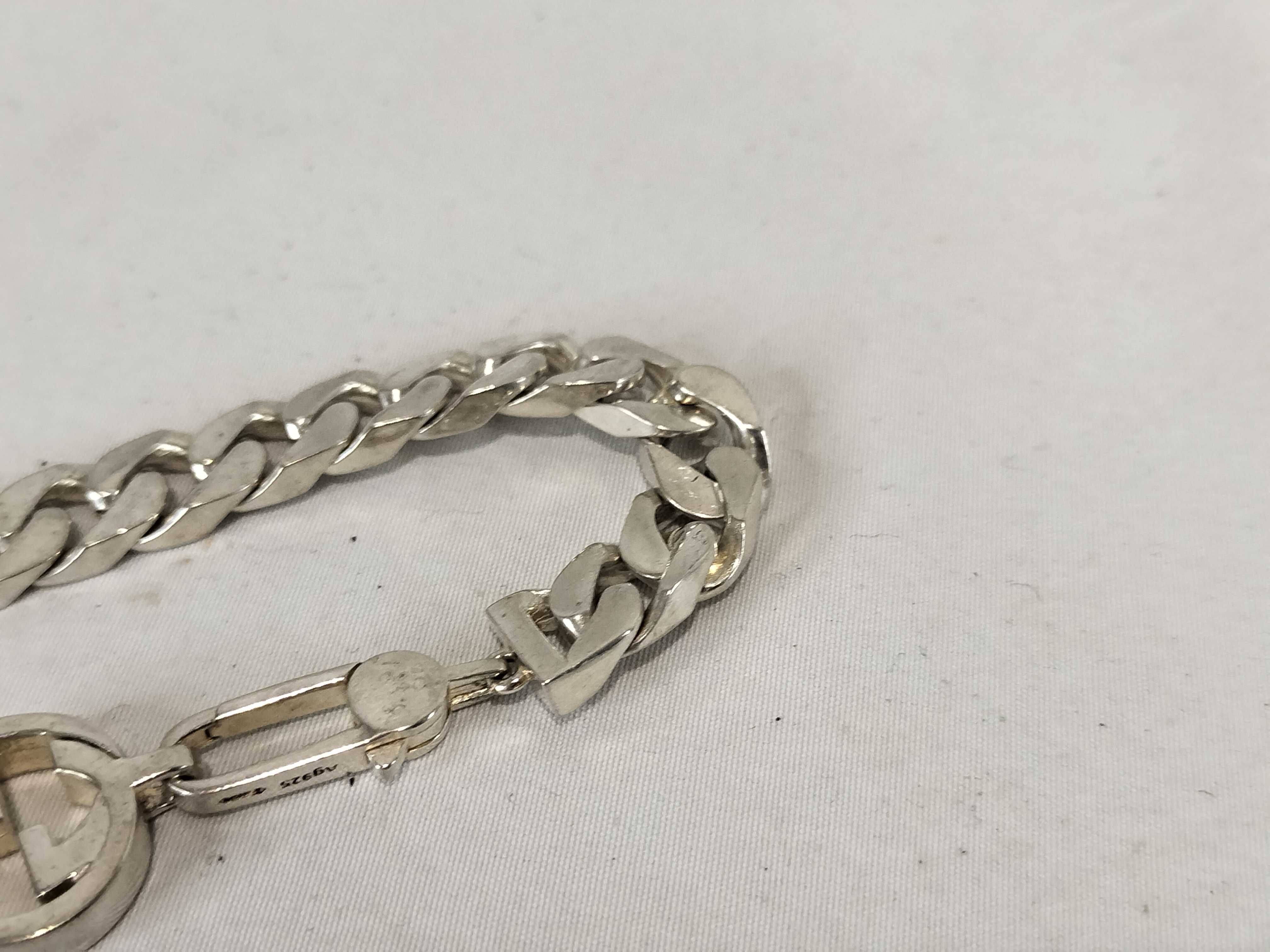 Interlocking Silver 925 Bracelet/Bangle — view 10