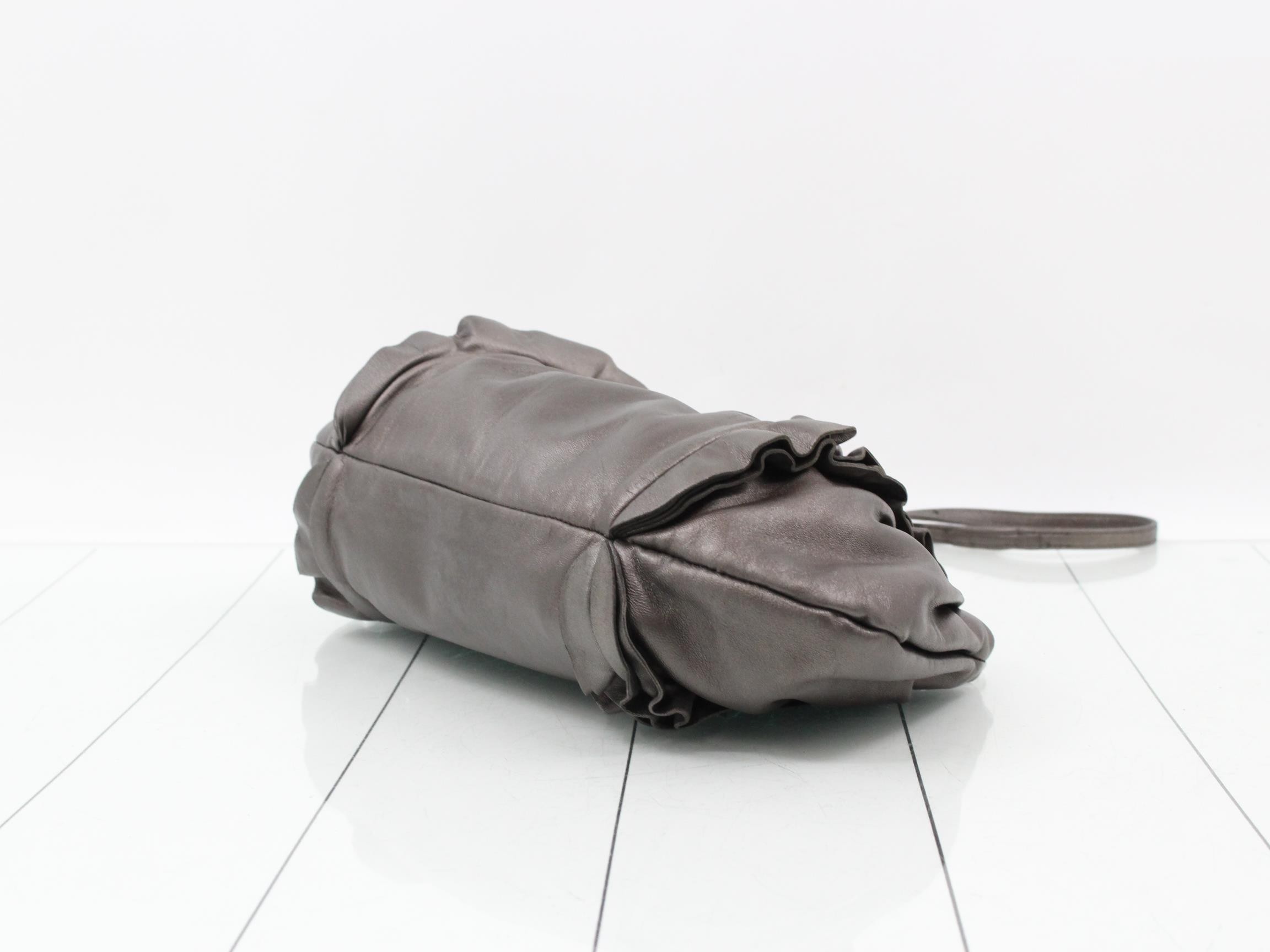Frill Leather Shoulder Bag — view 6