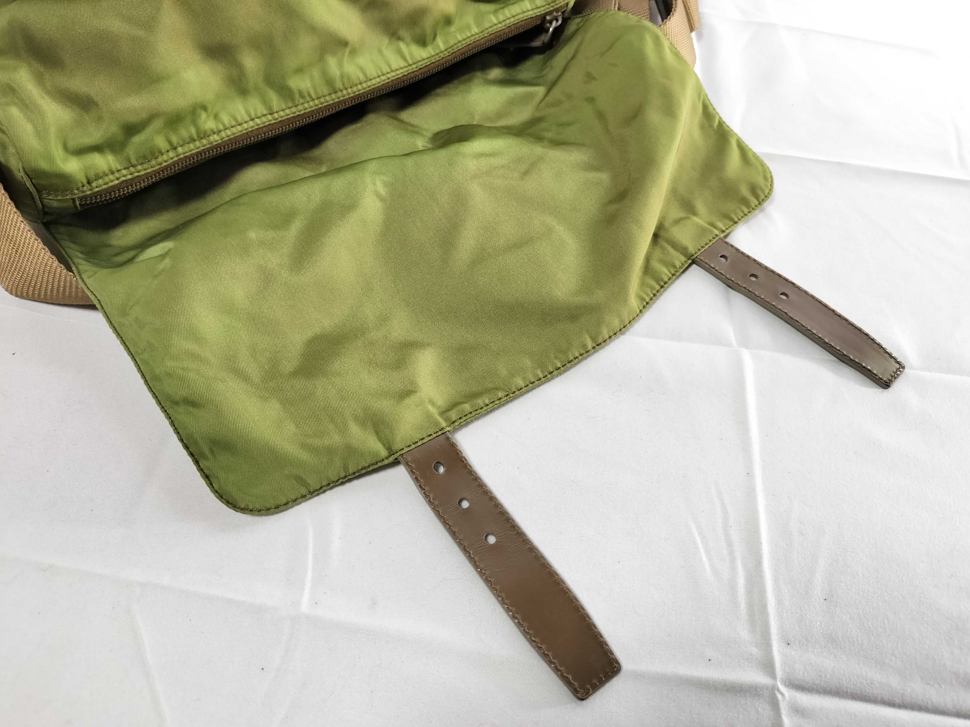 Nylon Shoulder Bag (Discoloration present) — view 8