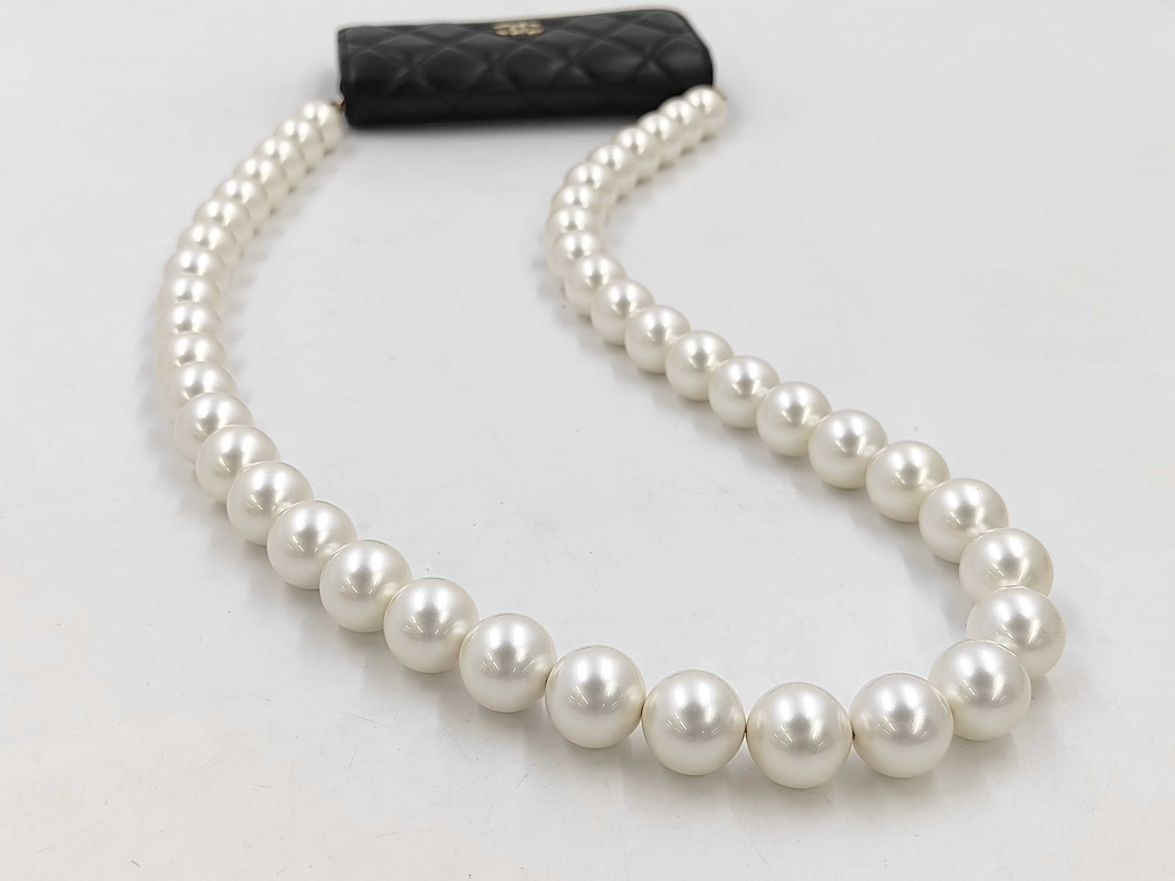 Matelassé Pearl Shoulder Bag — view 3