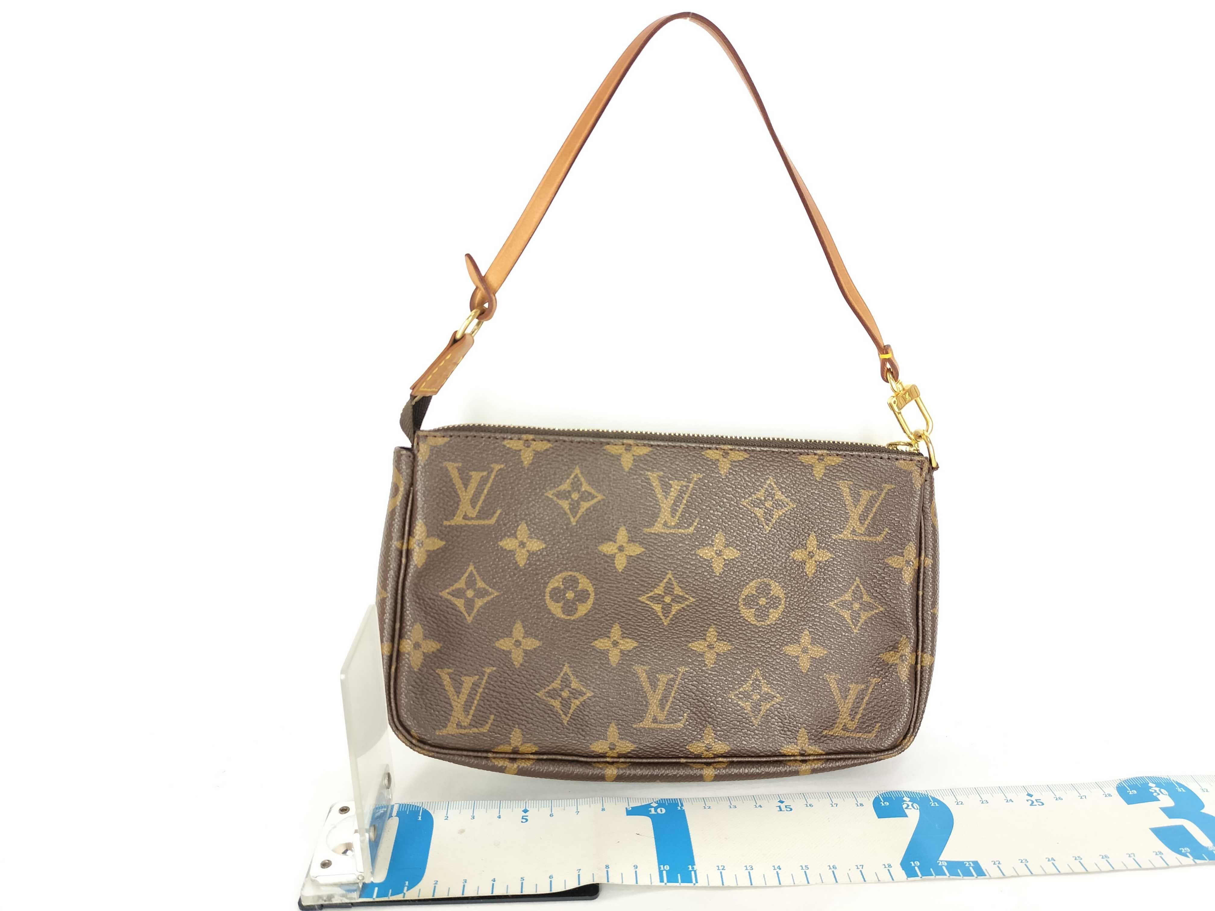 Monogram Pochette Accessoires M51980 Brown BJ0060 Pouch — view 2