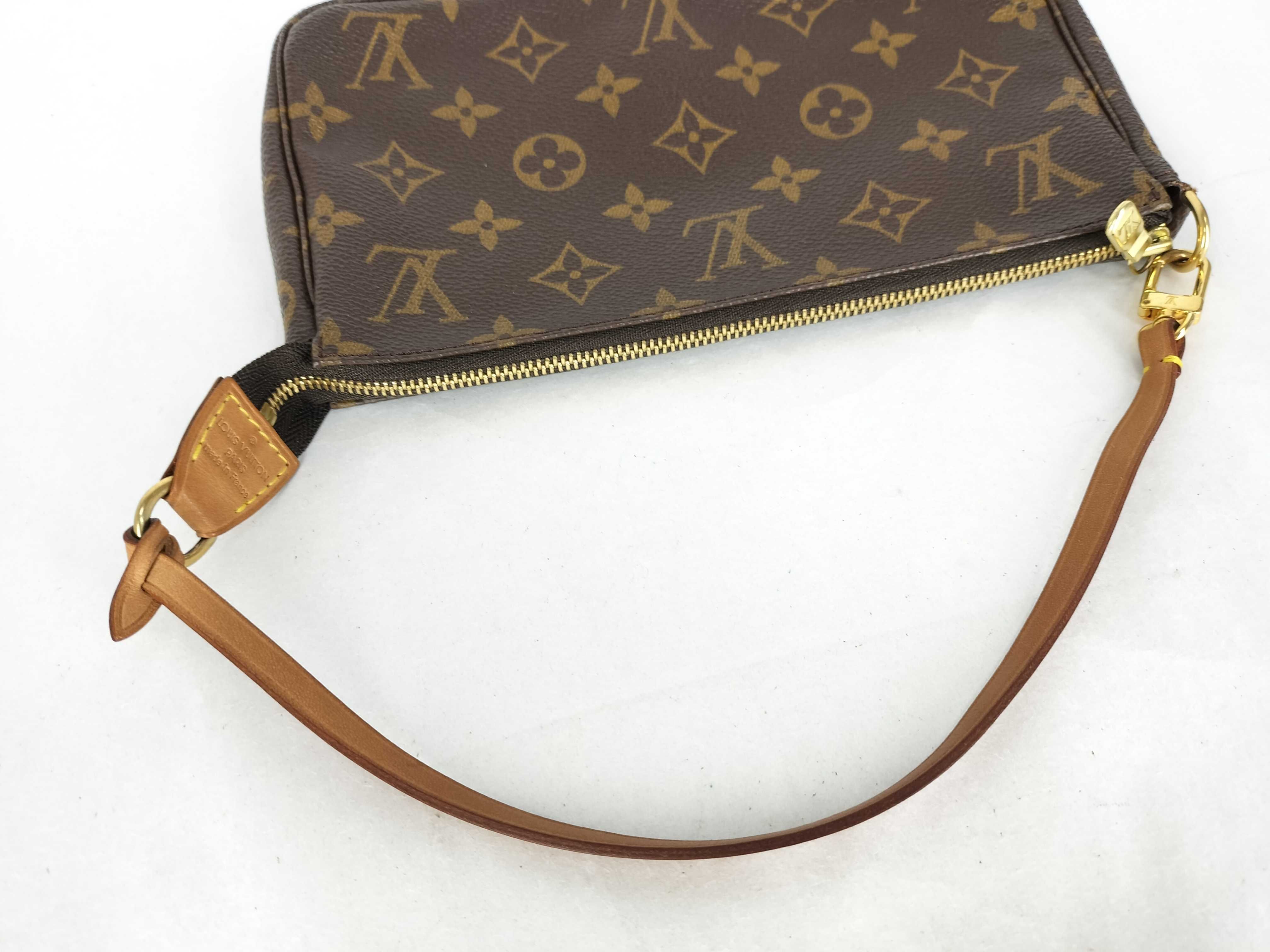 Monogram Pochette Accessoires M51980 Brown BJ0060 Pouch — view 3