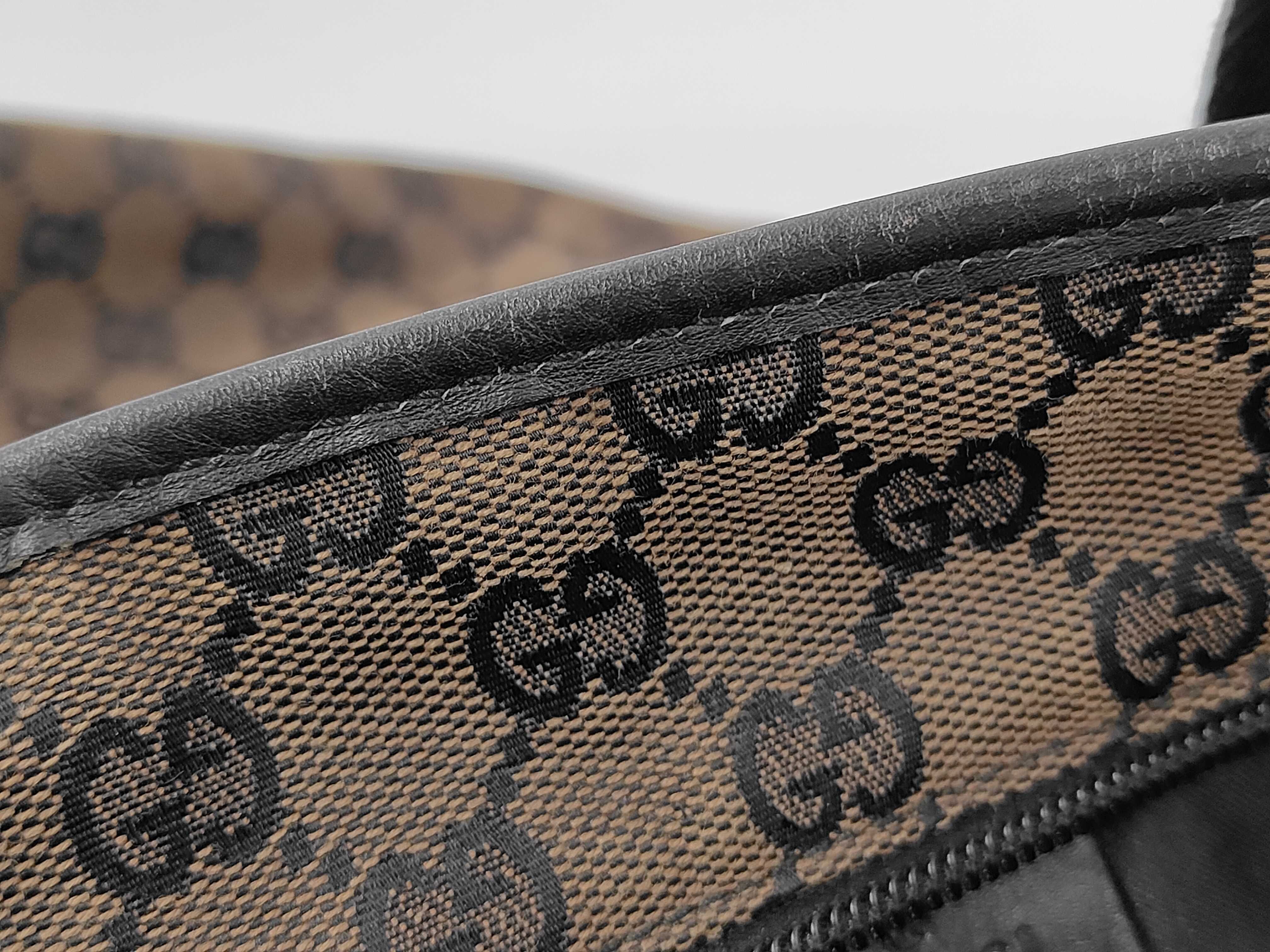 GG Canvas Tote Bag, Black, 019/0401 (Handbag) — view 11
