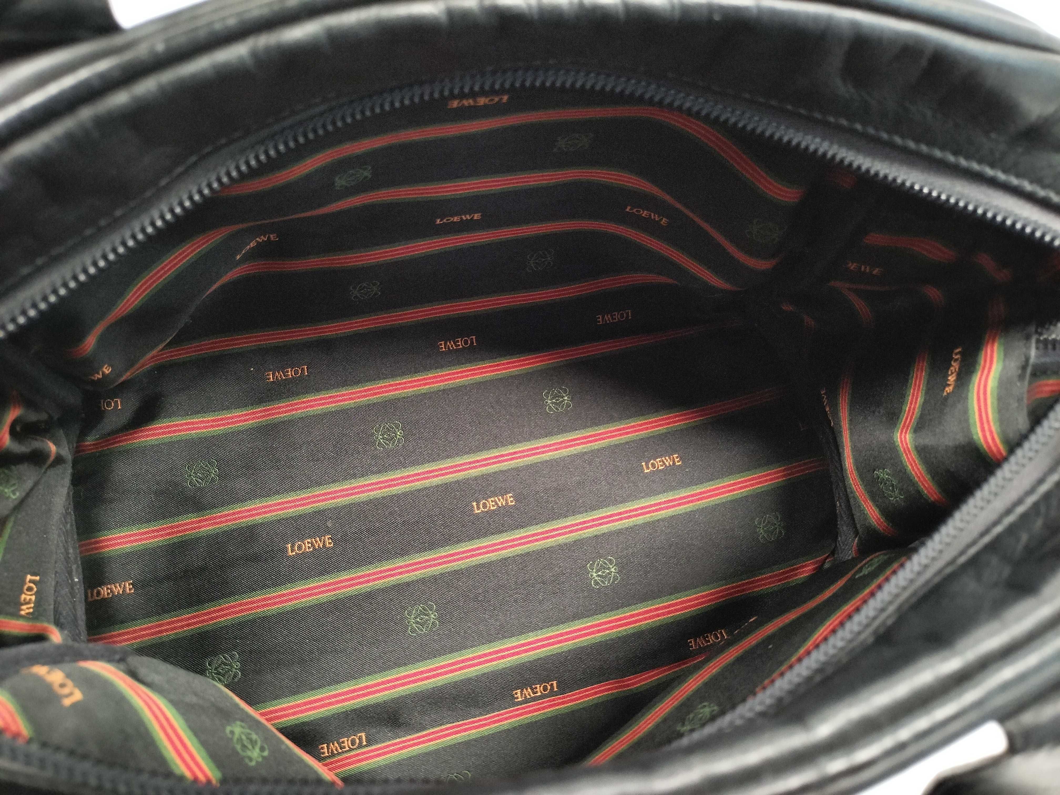 Mini Boston Bag Anagram Black Handbag — view 11