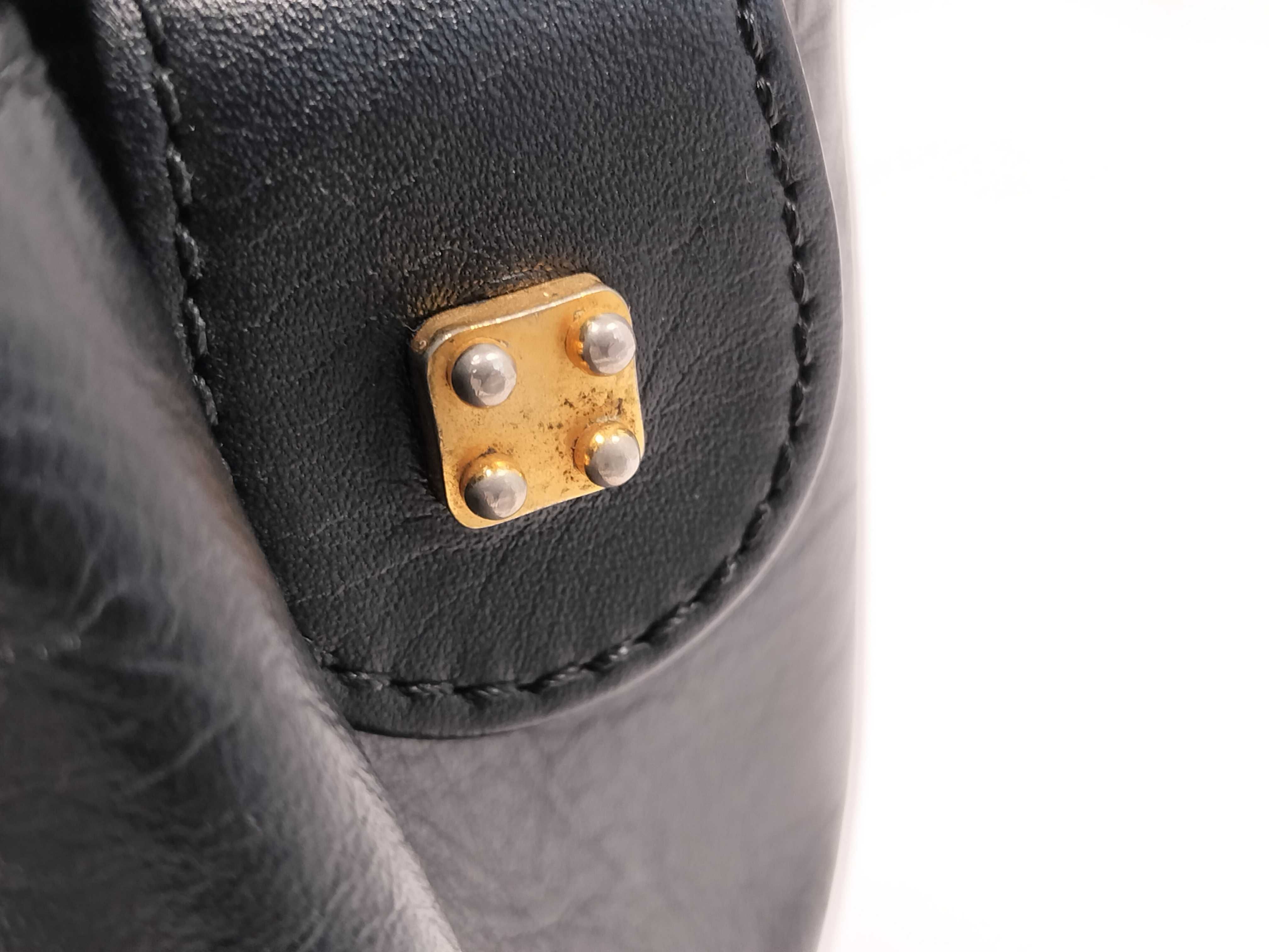 Mini Boston Bag Anagram Black Handbag — view 15