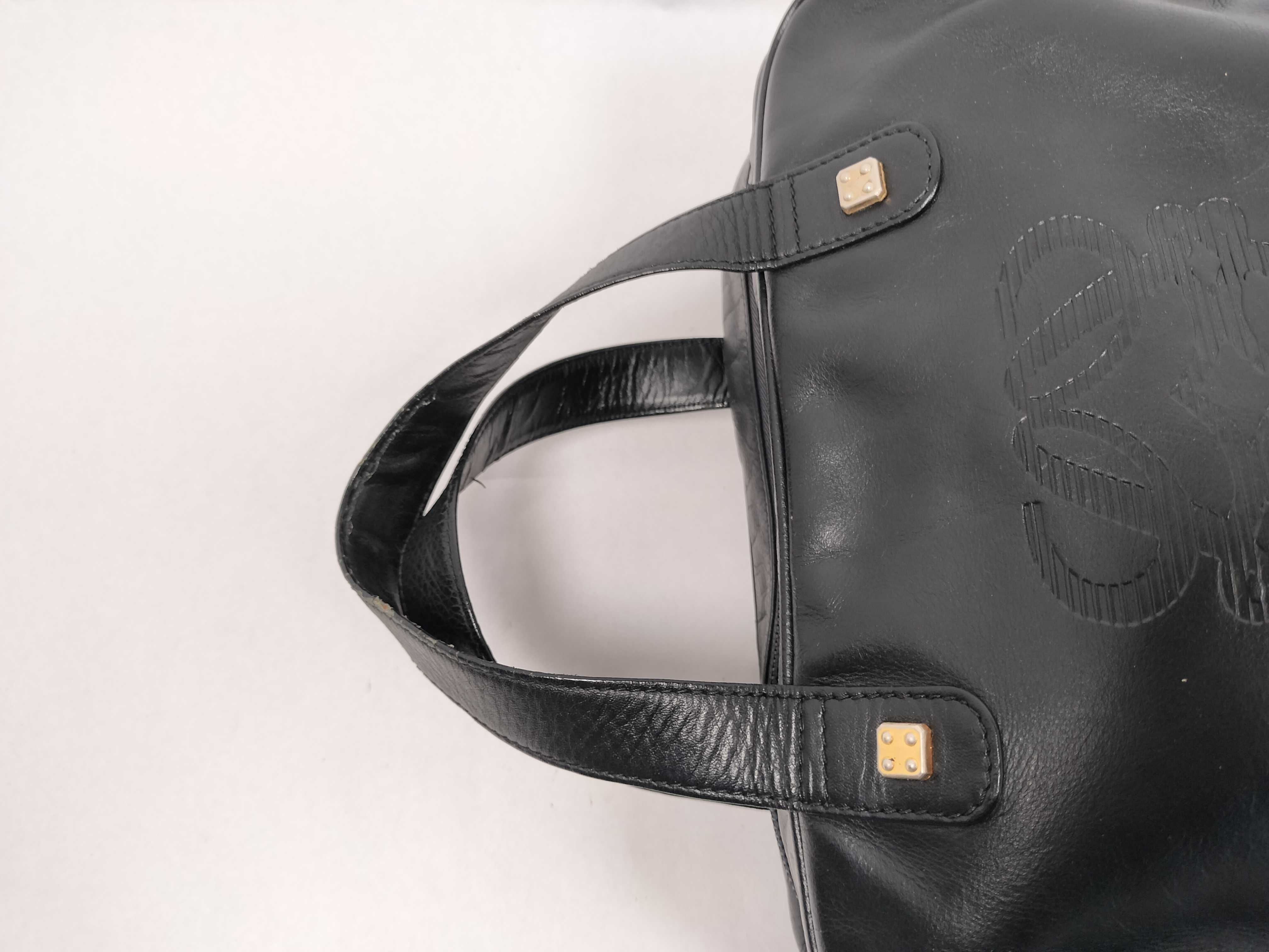 Mini Boston Bag Anagram Black Handbag — view 3