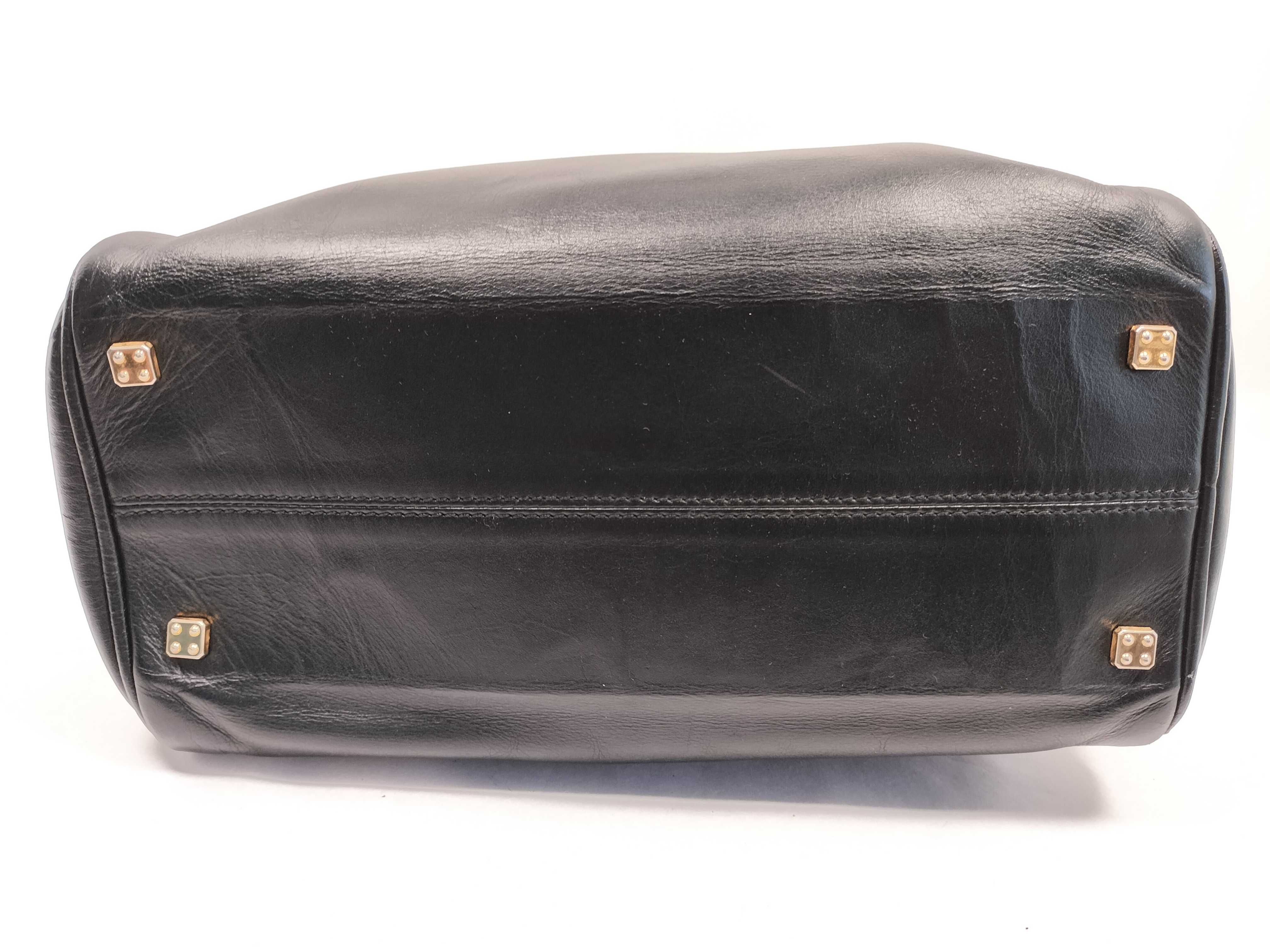Mini Boston Bag Anagram Black Handbag — view 7