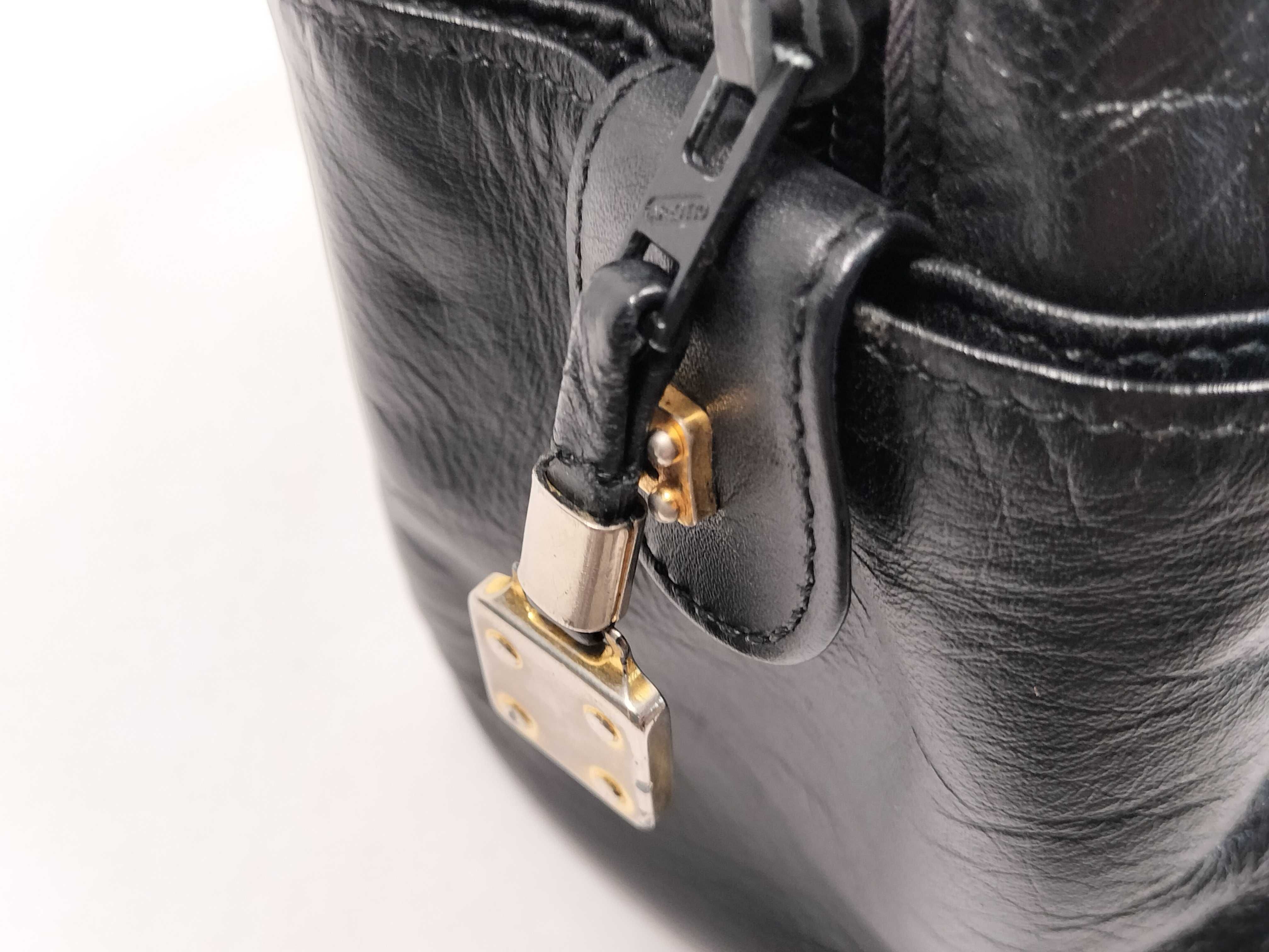 Mini Boston Bag Anagram Black Handbag — view 9