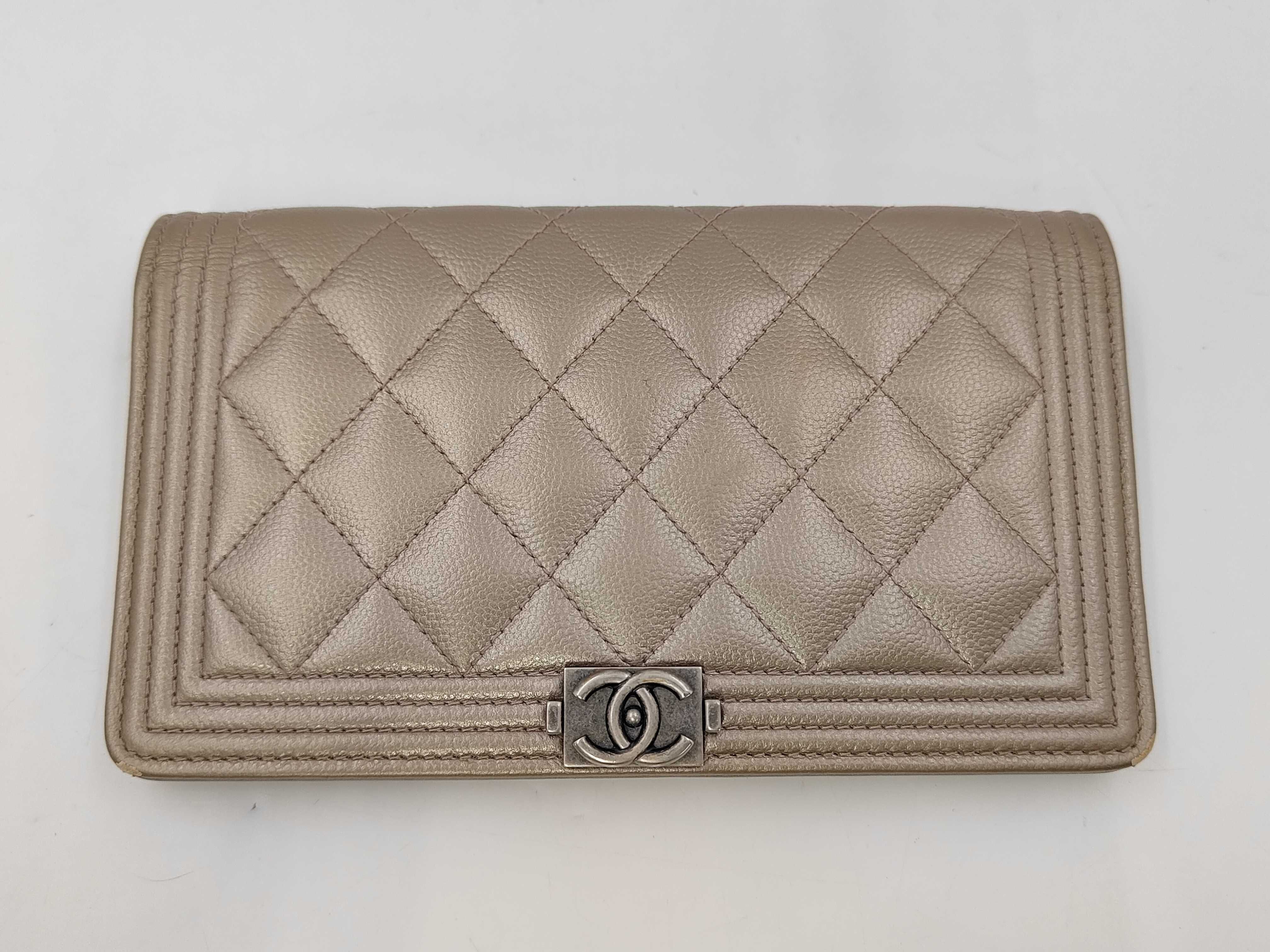Gold Caviar Skin Boy Wallet (Serial Number 24)