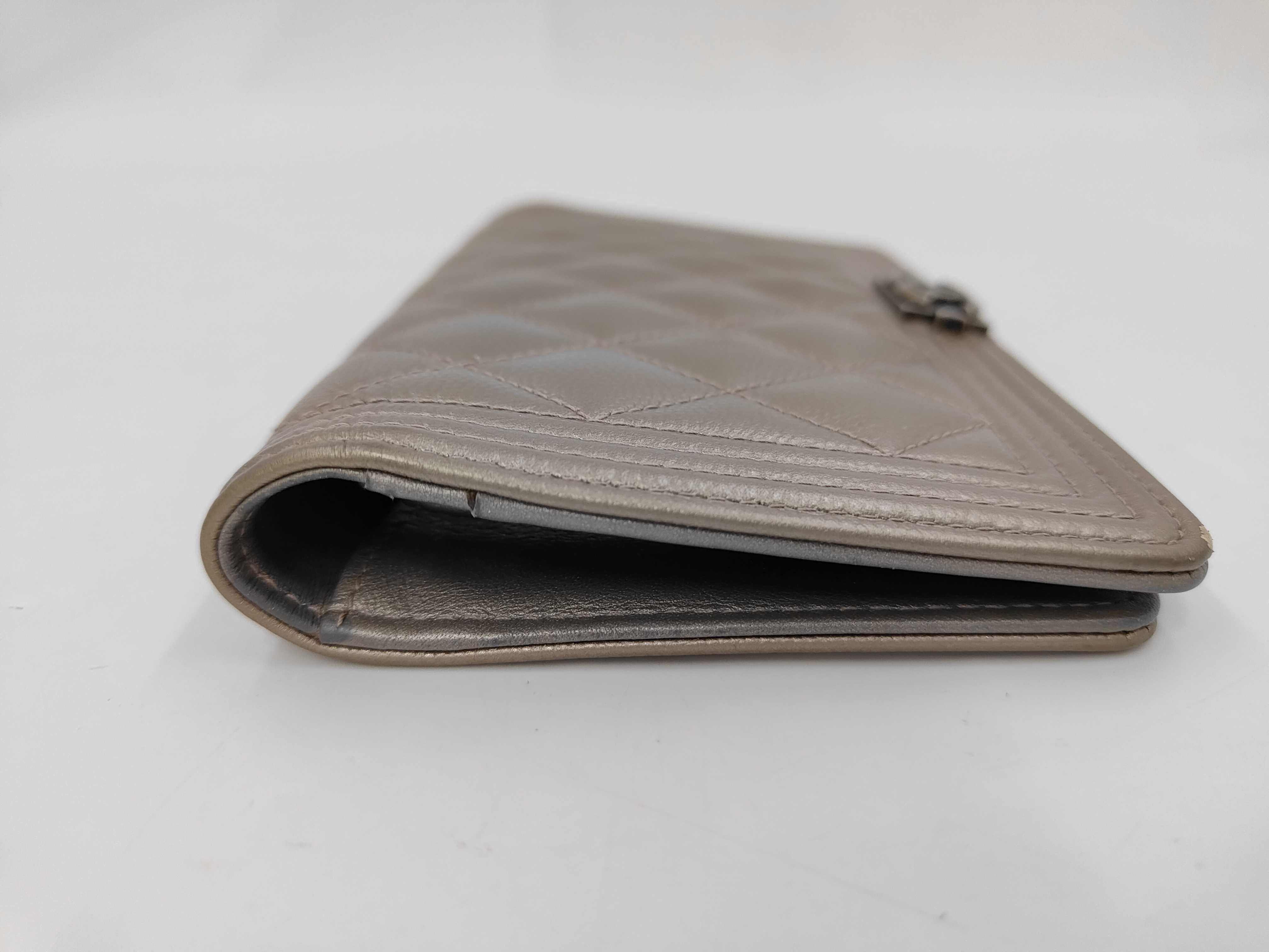 Gold Caviar Skin Boy Wallet (Serial Number 24) — view 6