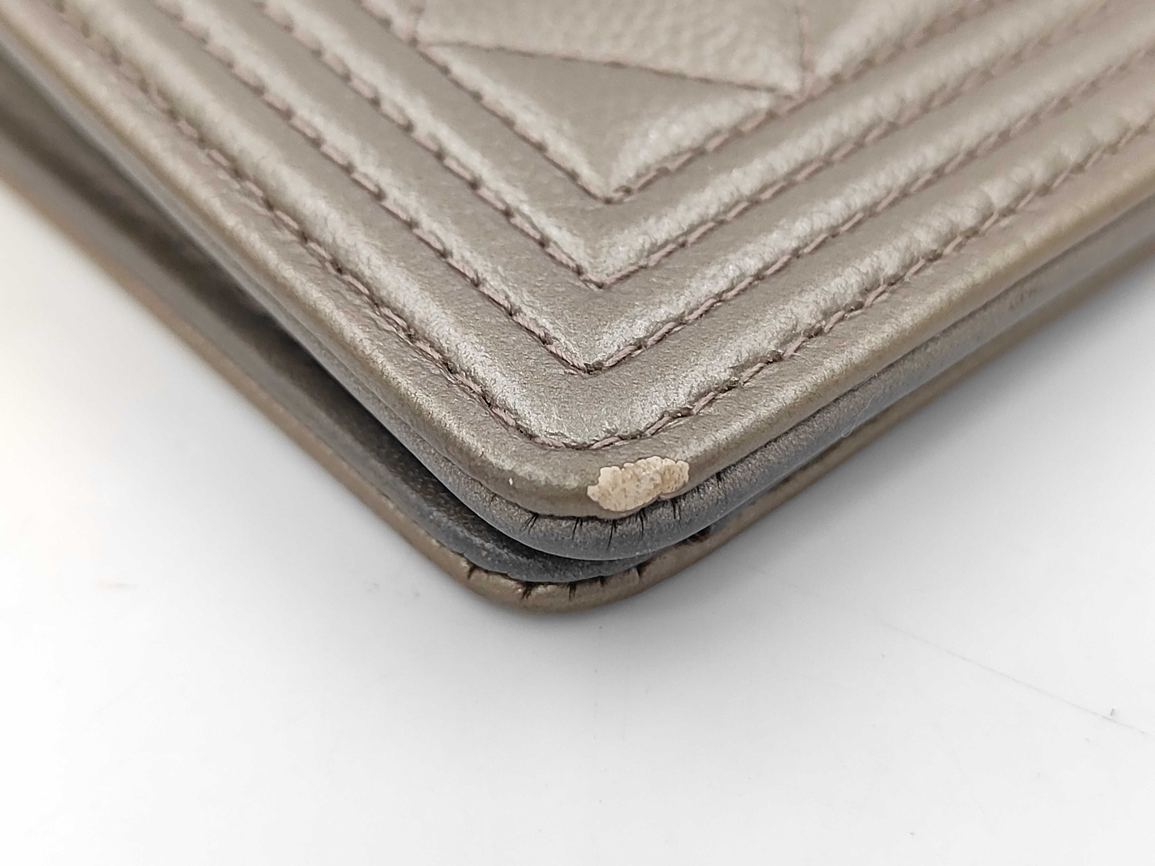 Gold Caviar Skin Boy Wallet (Serial Number 24) — view 7