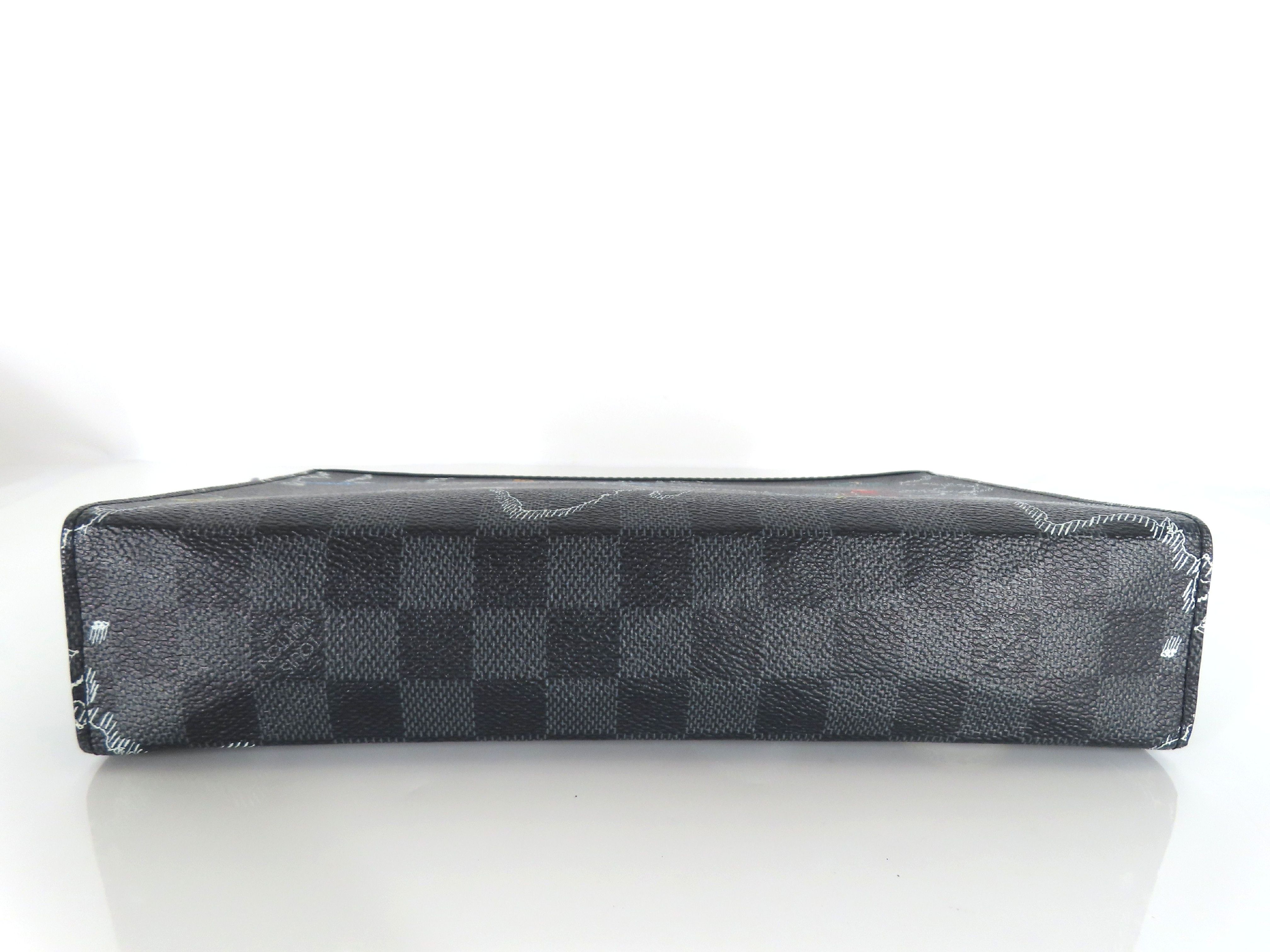 Damier Graphite Pochette Voyage World Map N40205 Second Bag — view 4