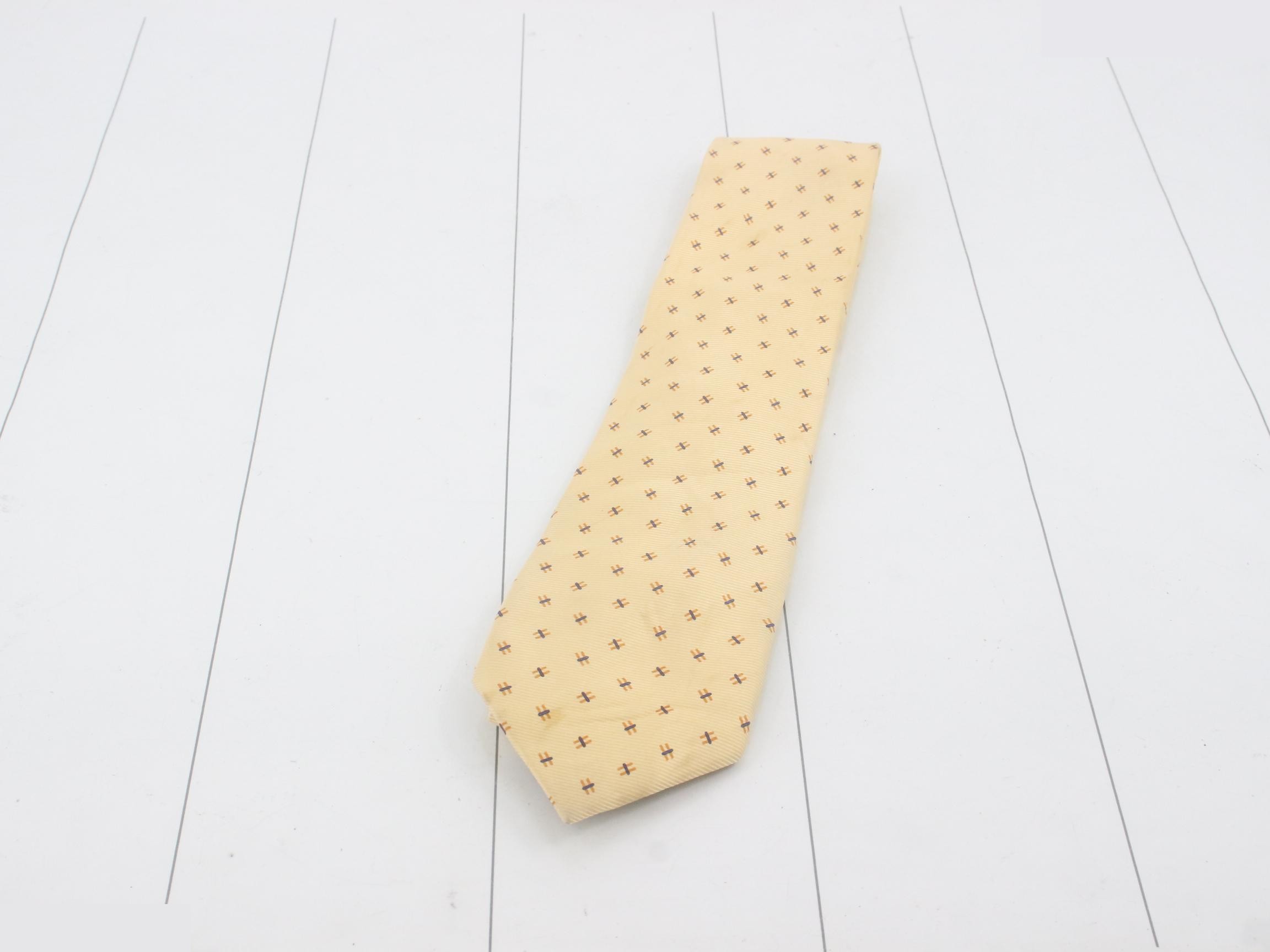 Necktie with tag