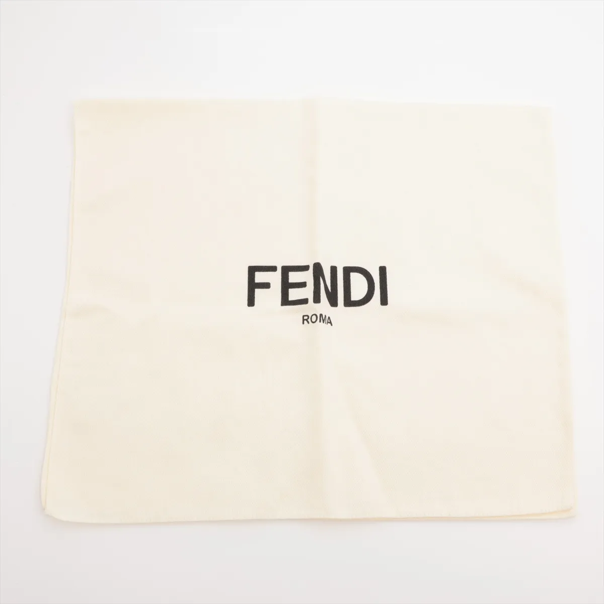 FXQ696 FF Logo Hat, Size S, Cotton, Beige. Shows signs of wear, — view 7