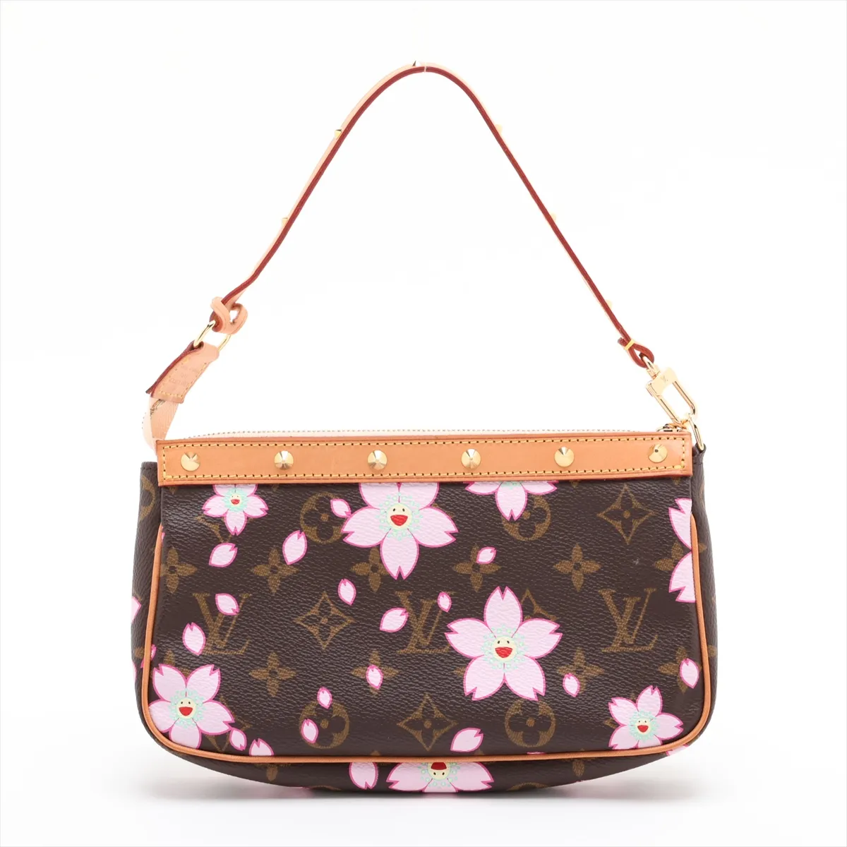 Monogram Cherry Blossom Pochette Accessoires M92006 AR0023 Brown — view 2