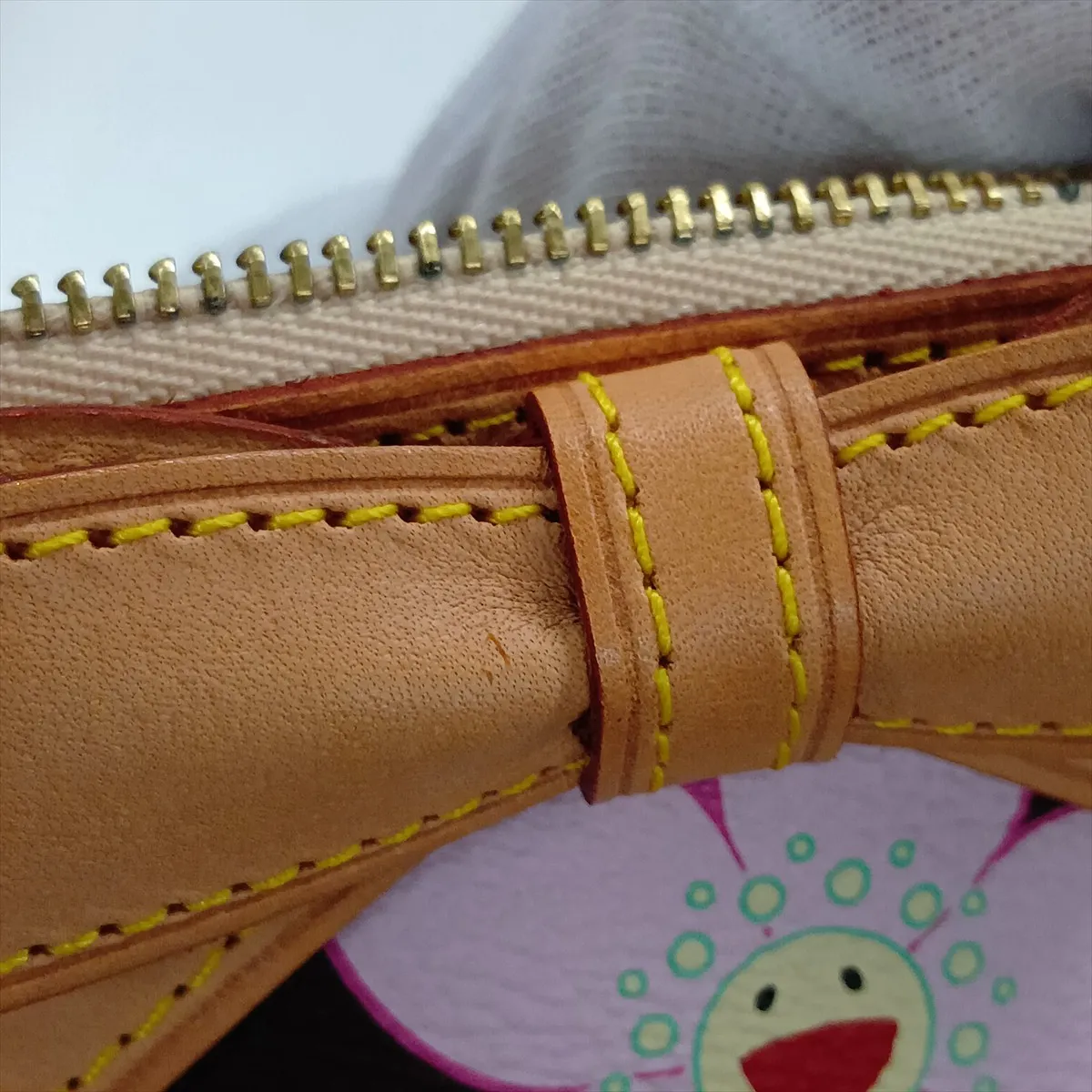 Monogram Cherry Blossom Pochette Accessoires M92006 AR0023 Brown — view 12