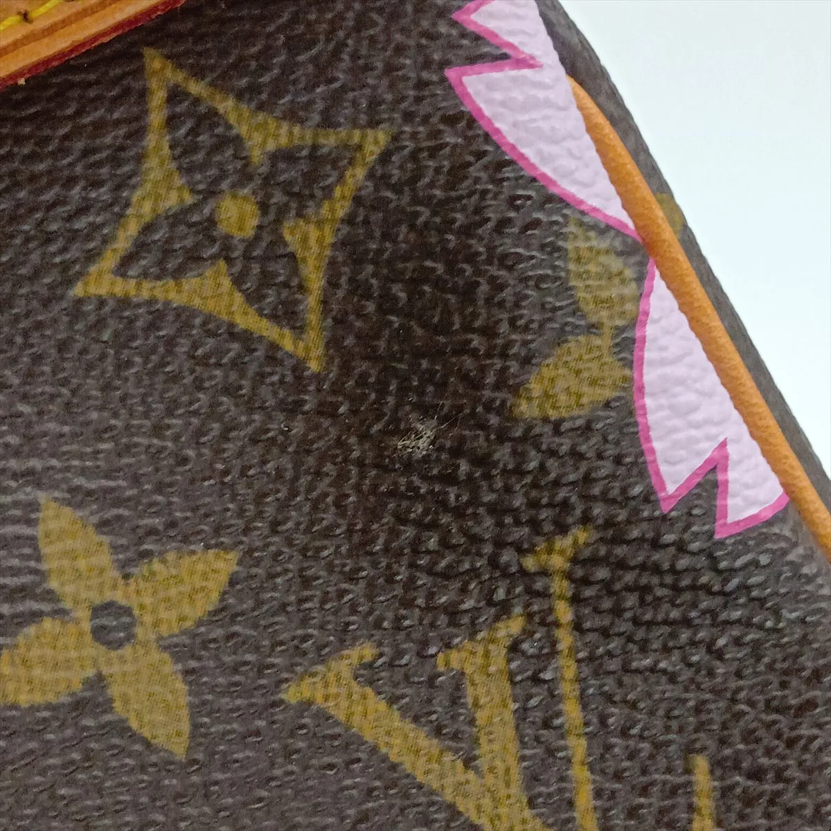 Monogram Cherry Blossom Pochette Accessoires M92006 AR0023 Brown — view 15