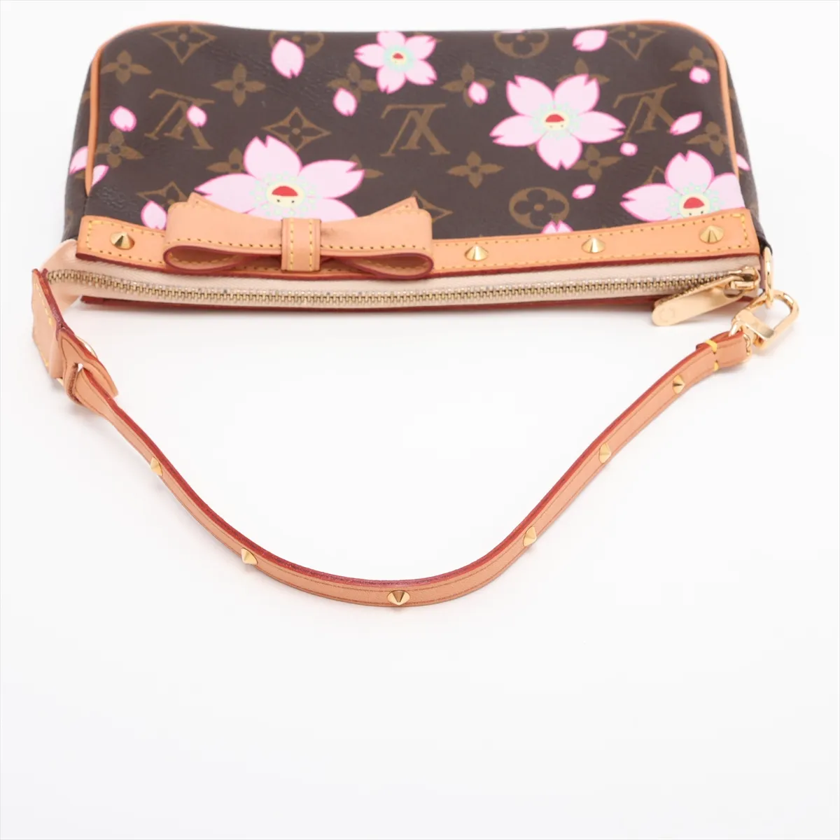 Monogram Cherry Blossom Pochette Accessoires M92006 AR0023 Brown — view 5