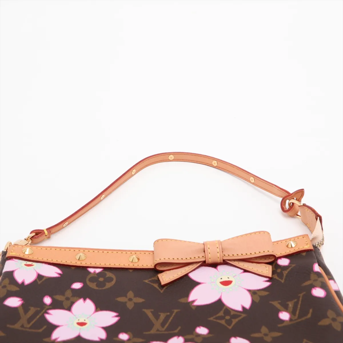 Monogram Cherry Blossom Pochette Accessoires M92006 AR0023 Brown — view 6