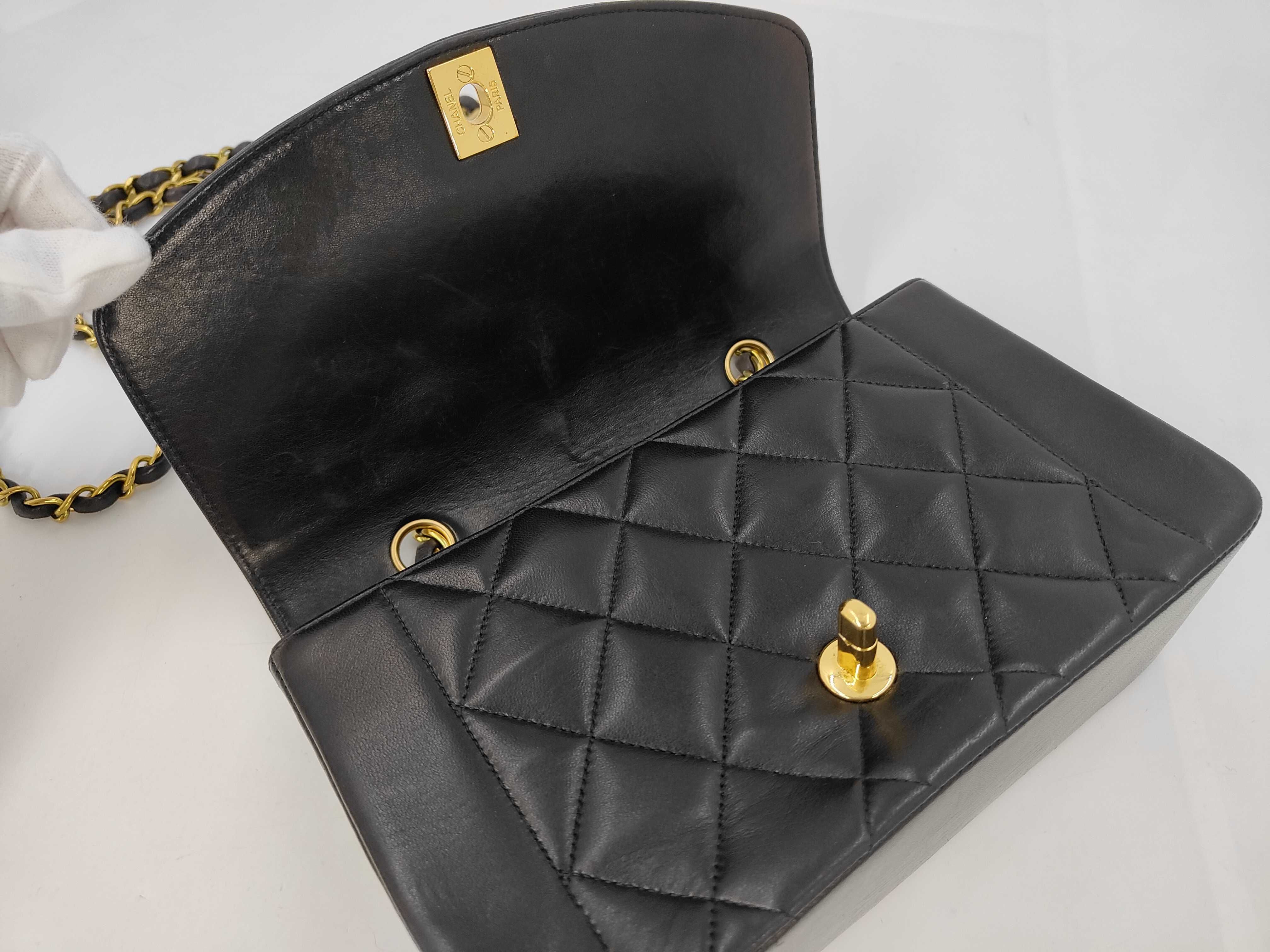 Diana 22 Matelassé Lambskin Chain Shoulder Bag (Serial Number 3) — view 7
