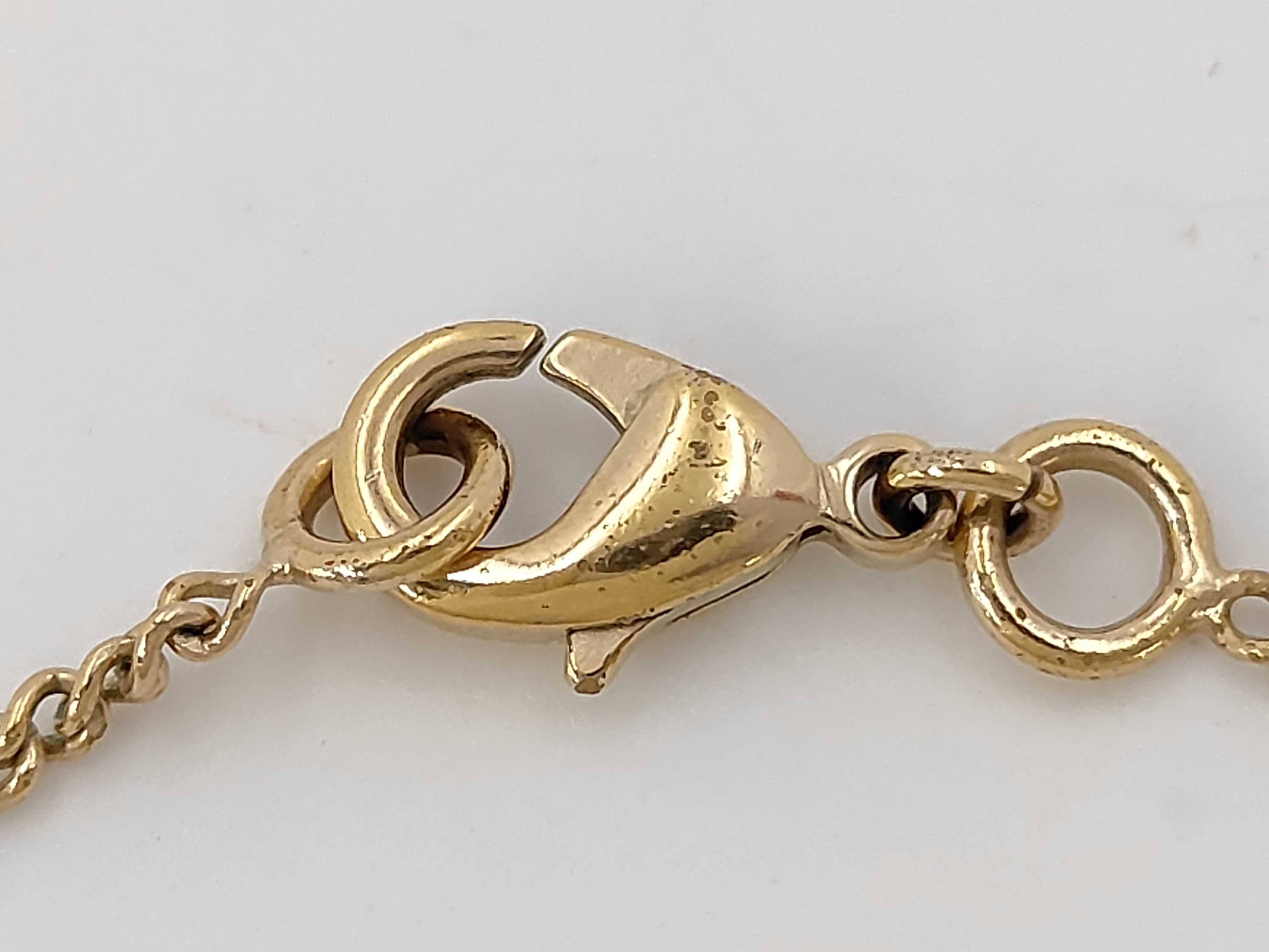 Coco Mark Rhinestone Necklace — view 5